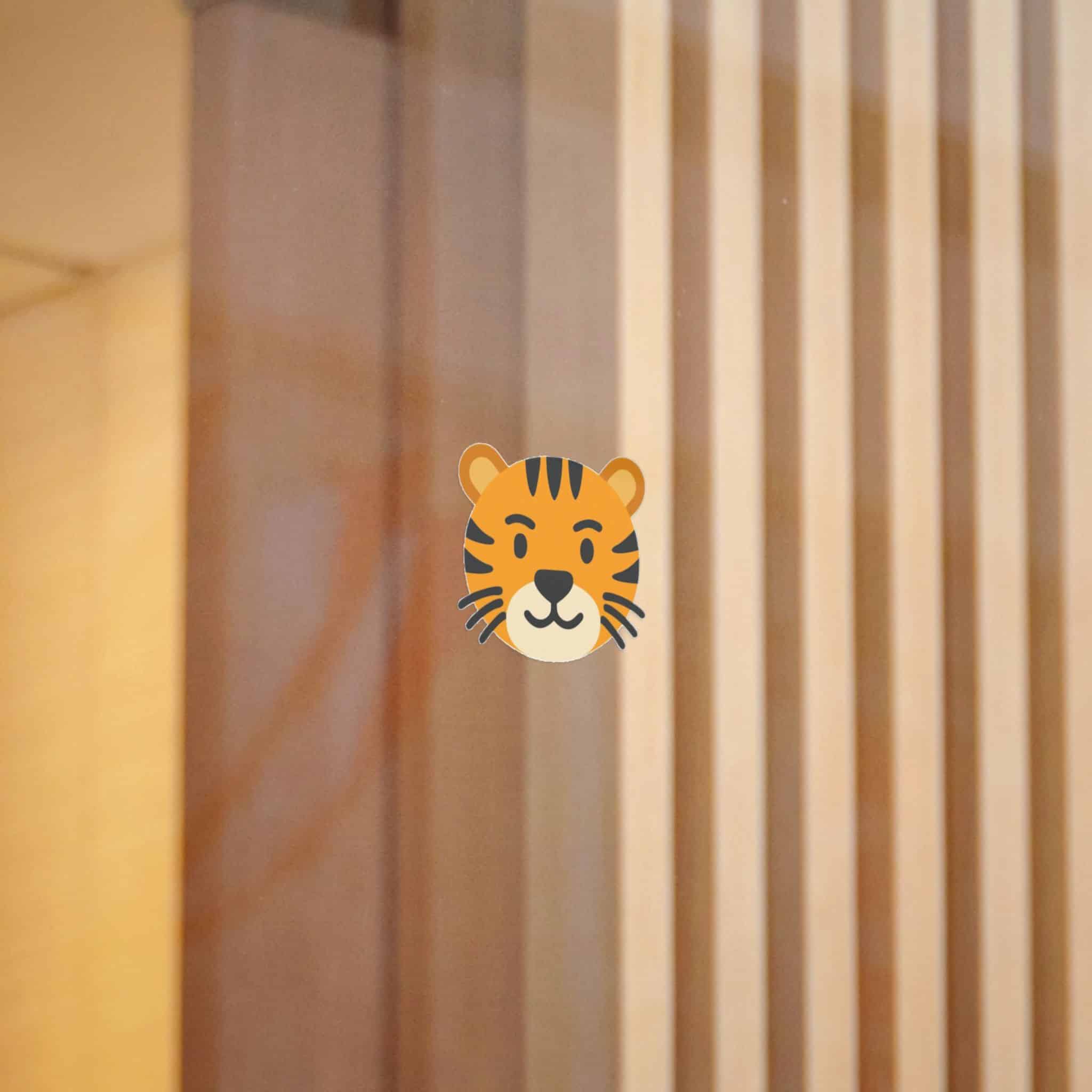 Tiger Die Cut Stickers Dtf - Image 4