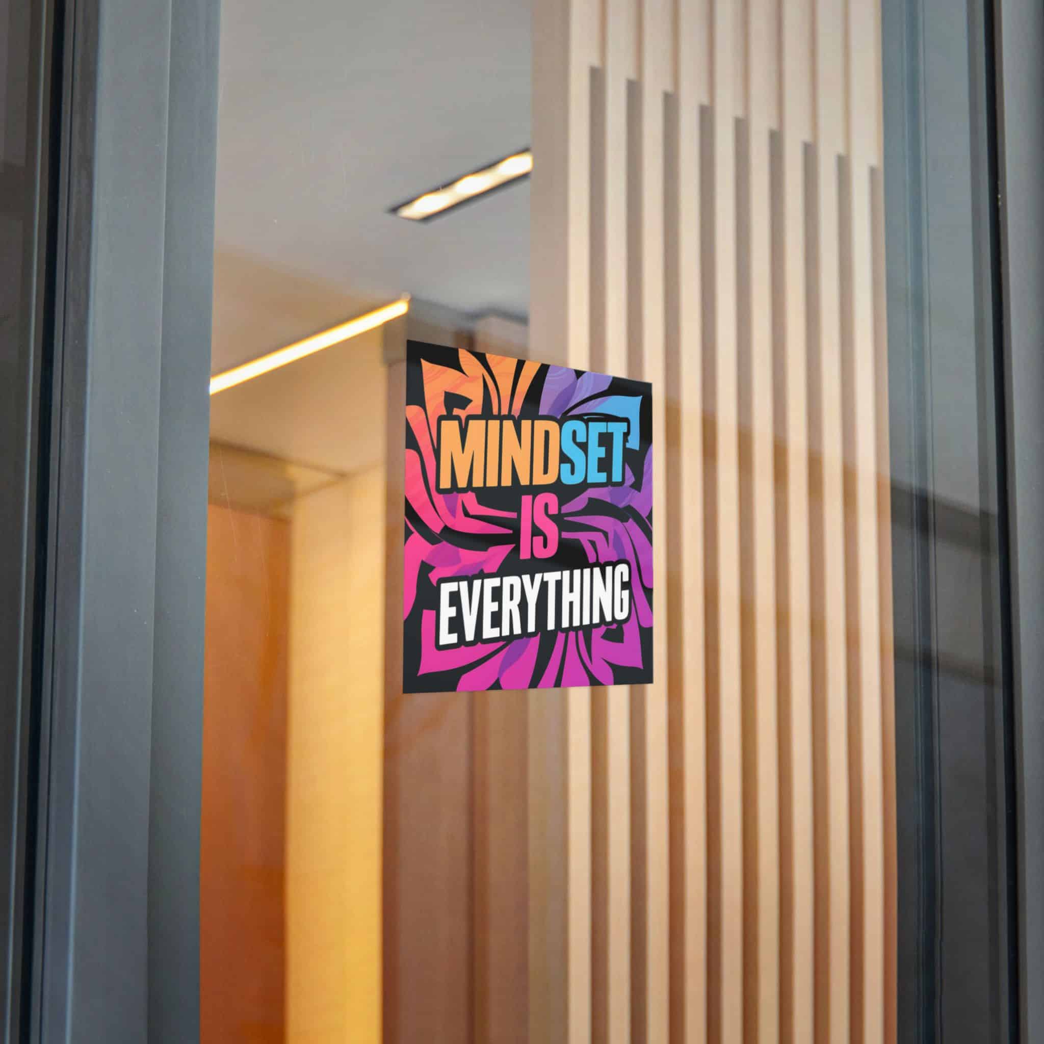 Mindset Is Everything 3 Die Cut Stickers Dtf - Image 24