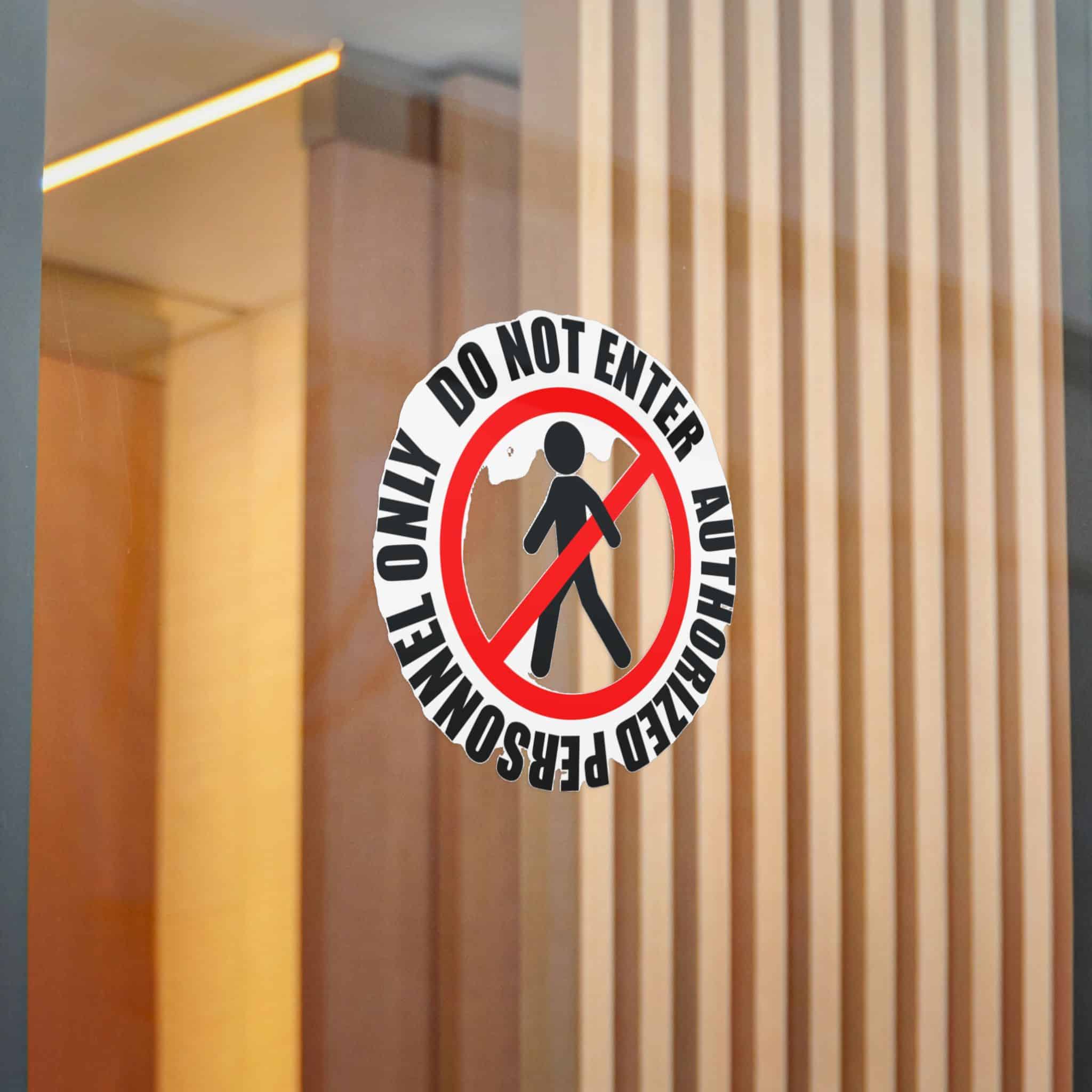 Authorized Personnel Die Cut Stickers Dtf - Image 20