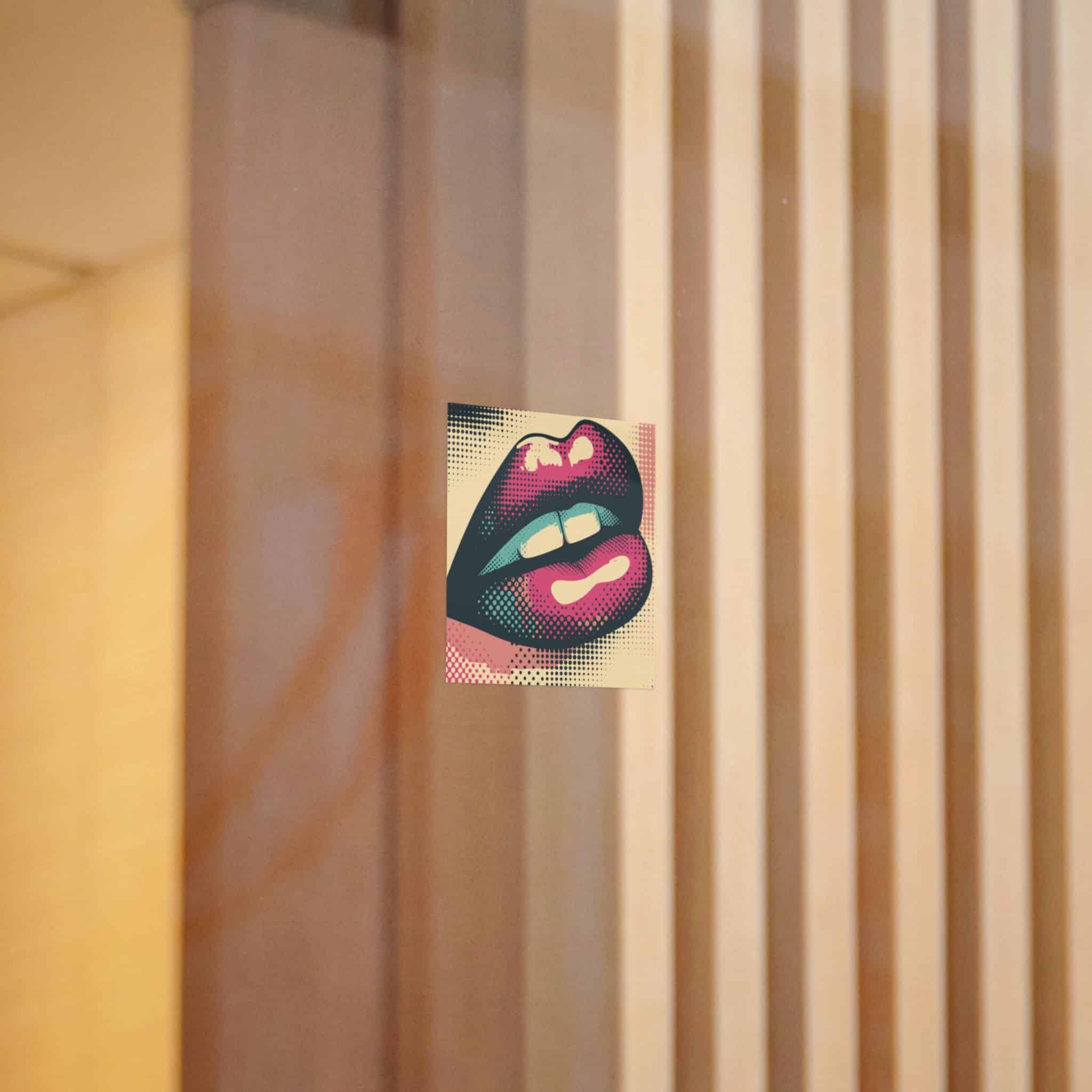 Sexy Lips V4 Die Cut Stickers Dtf - Image 2