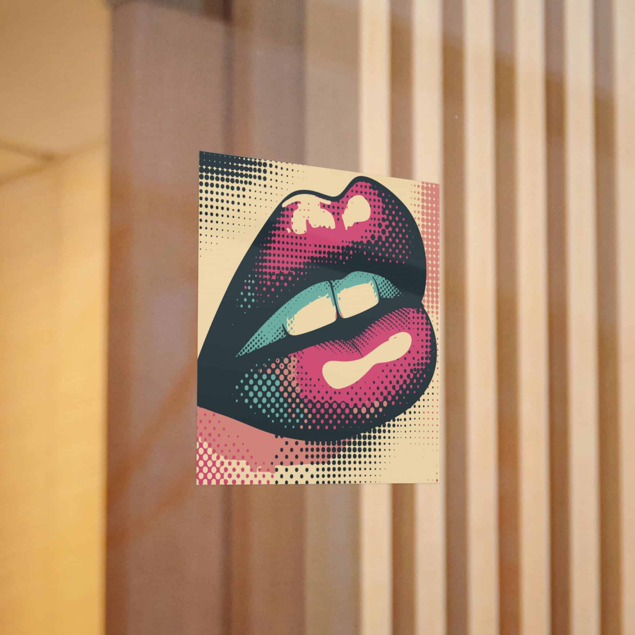 Sexy Lips V4 Die Cut Stickers Dtf - Image 6