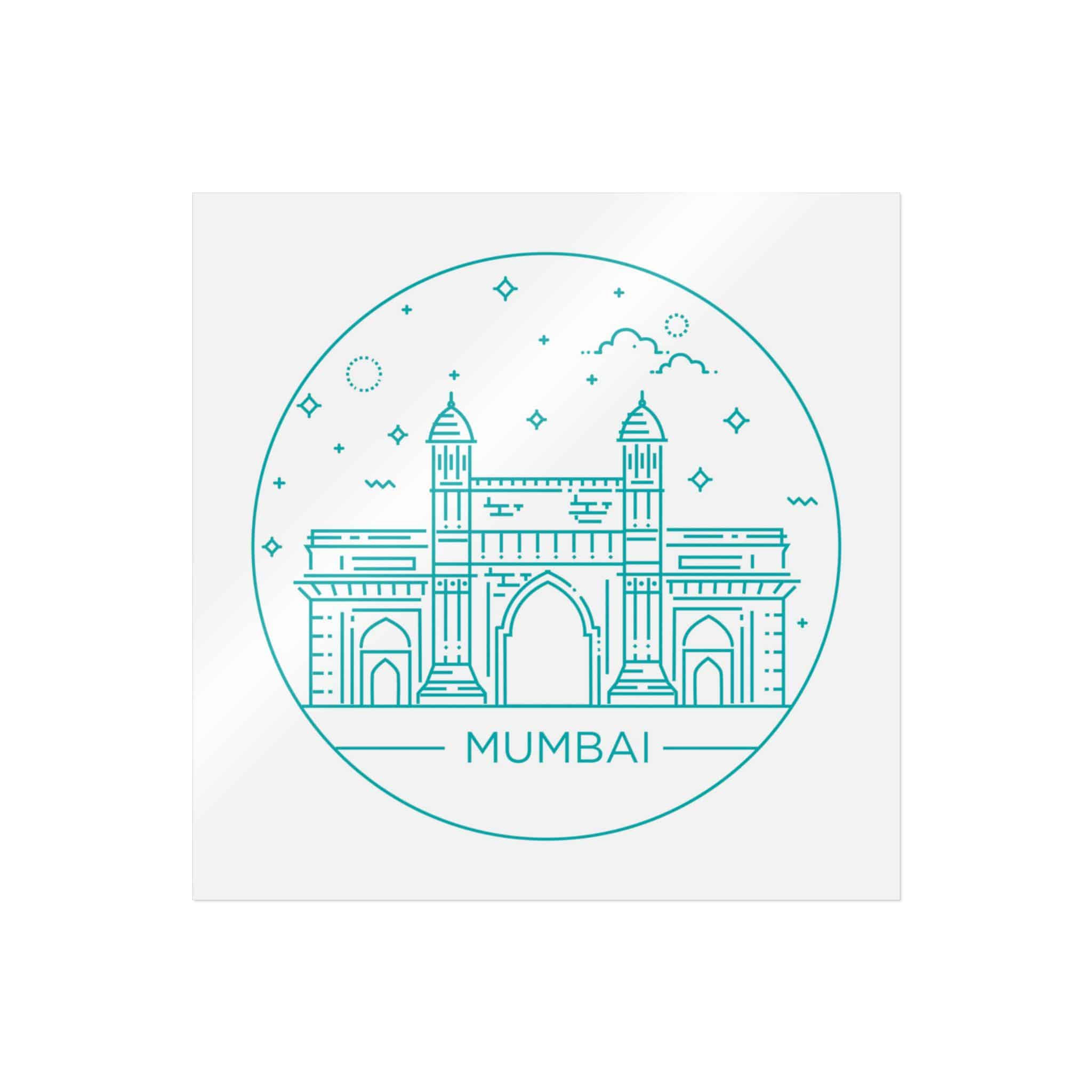 Mumbai Gateway Die Cut Stickers Dtf - Image 5
