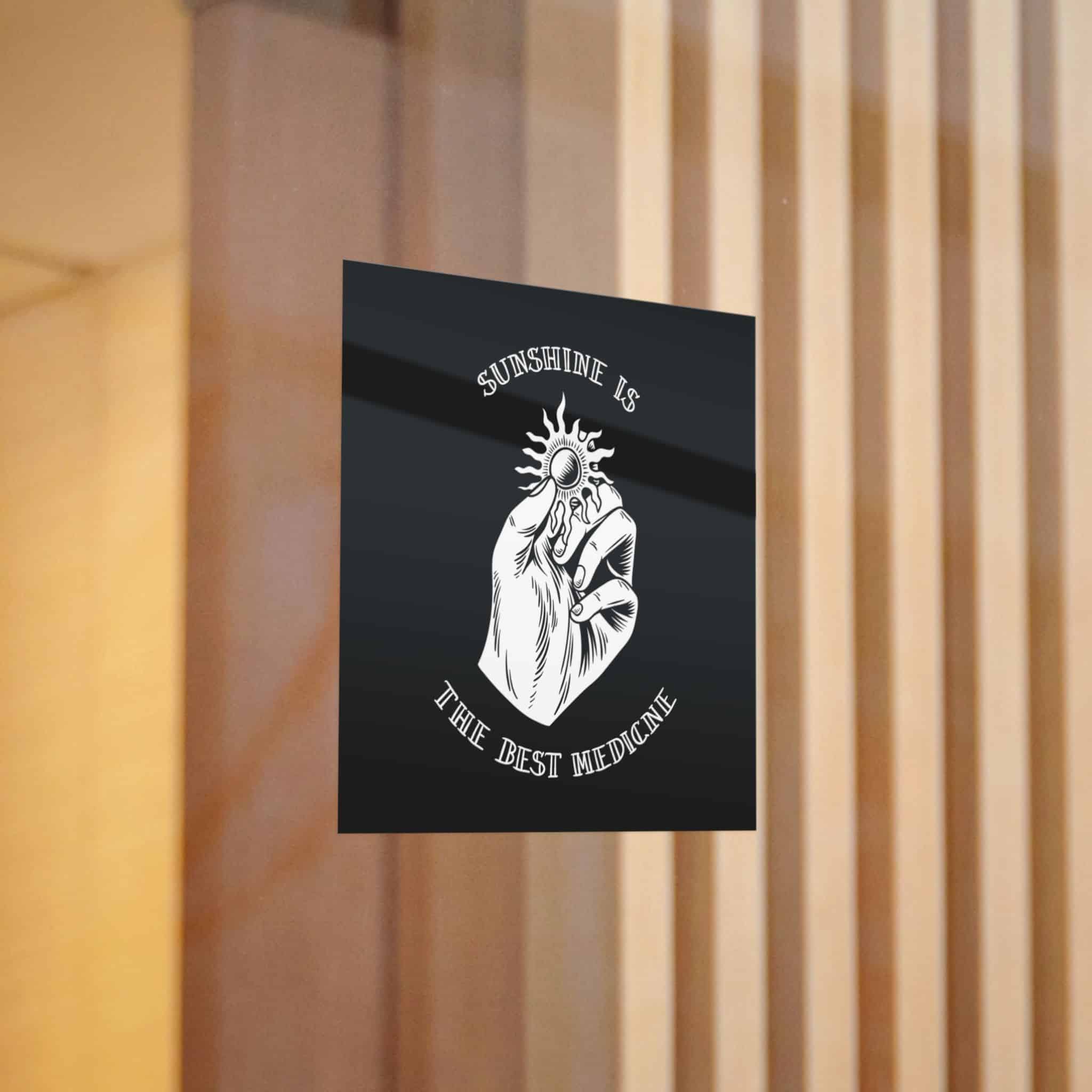 Sunshine Is the Best Medicine Die Cut Stickers Dtf - Image 6