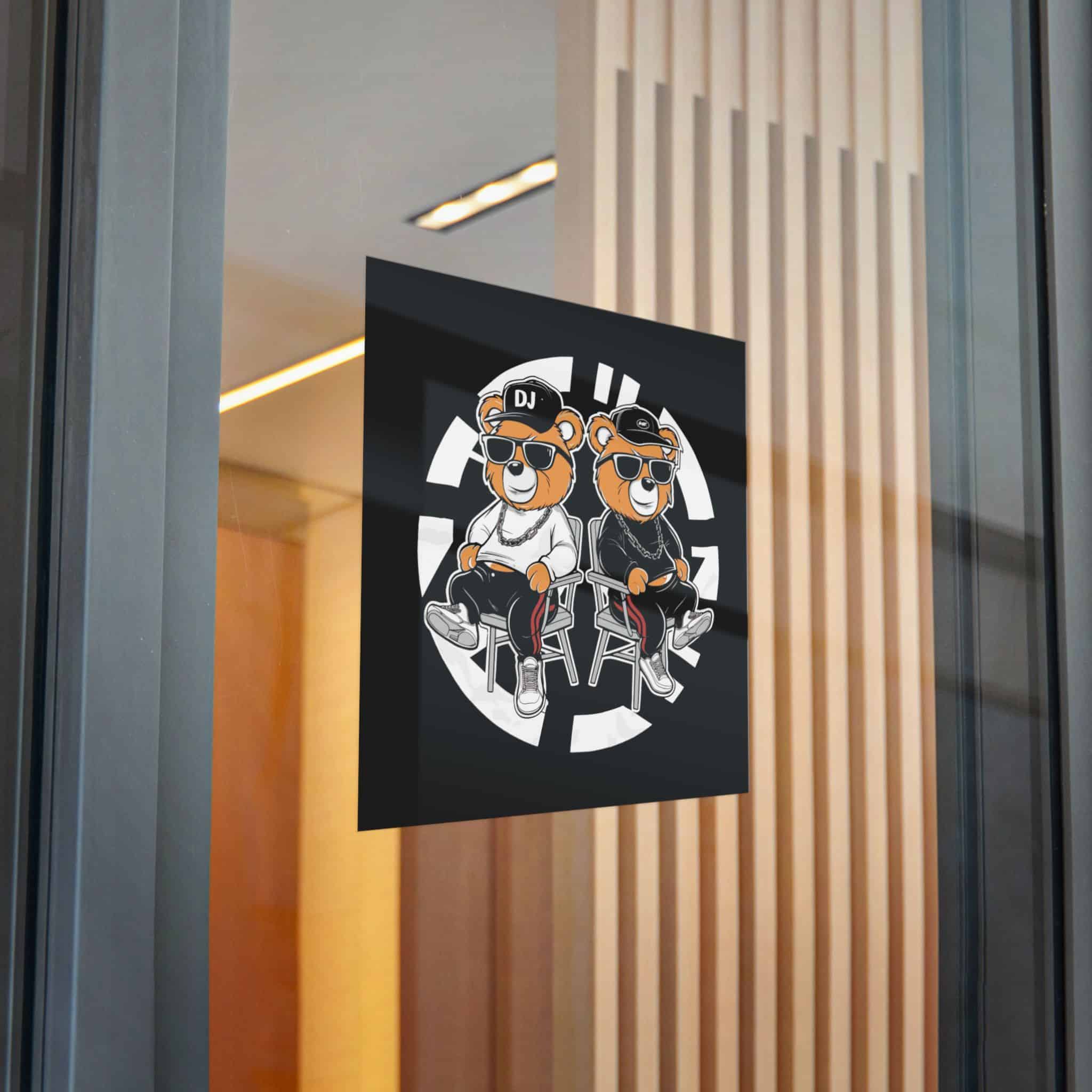 Funny Bear Cartoon T Shirt Design Die Cut Stickers Dtf - Image 28