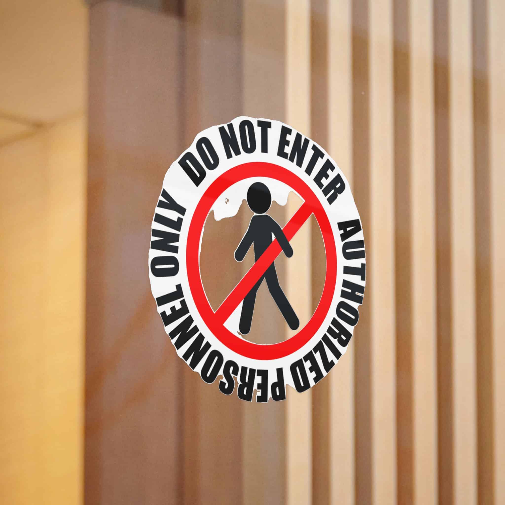 Authorized Personnel Die Cut Stickers Dtf - Image 12