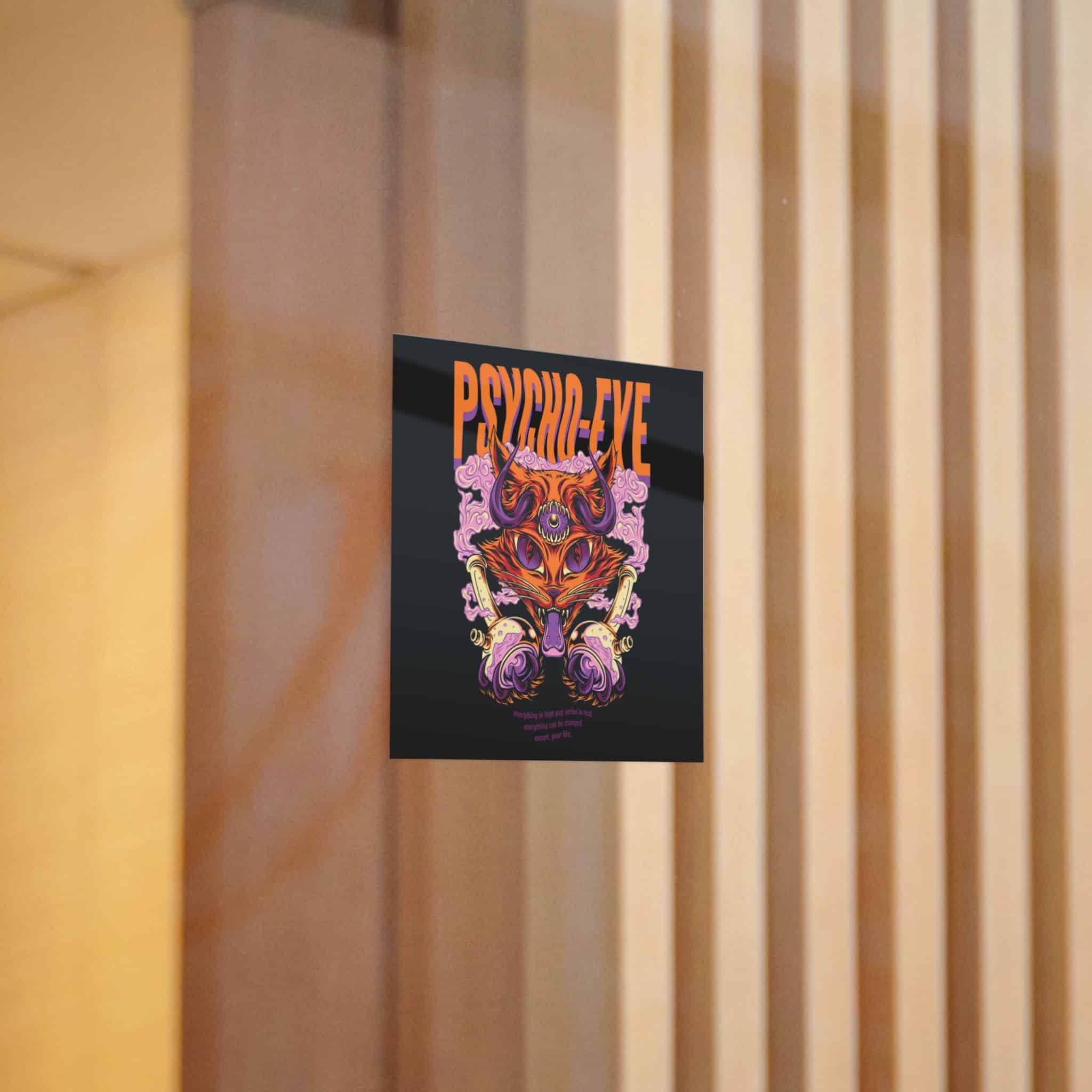 Psycho Eye Die Cut Stickers Dtf - Image 4