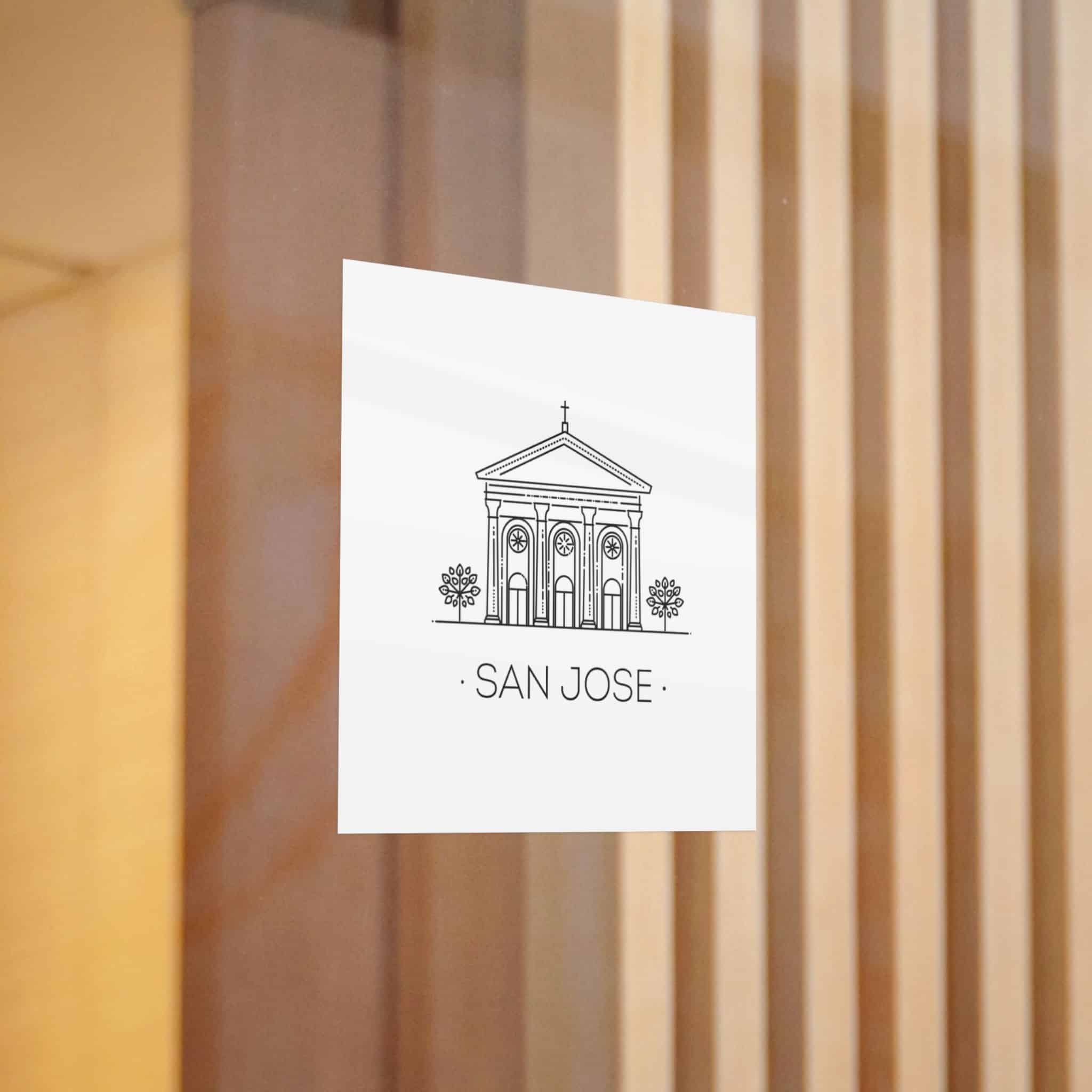 San Jose Die Cut Stickers Dtf - Image 6