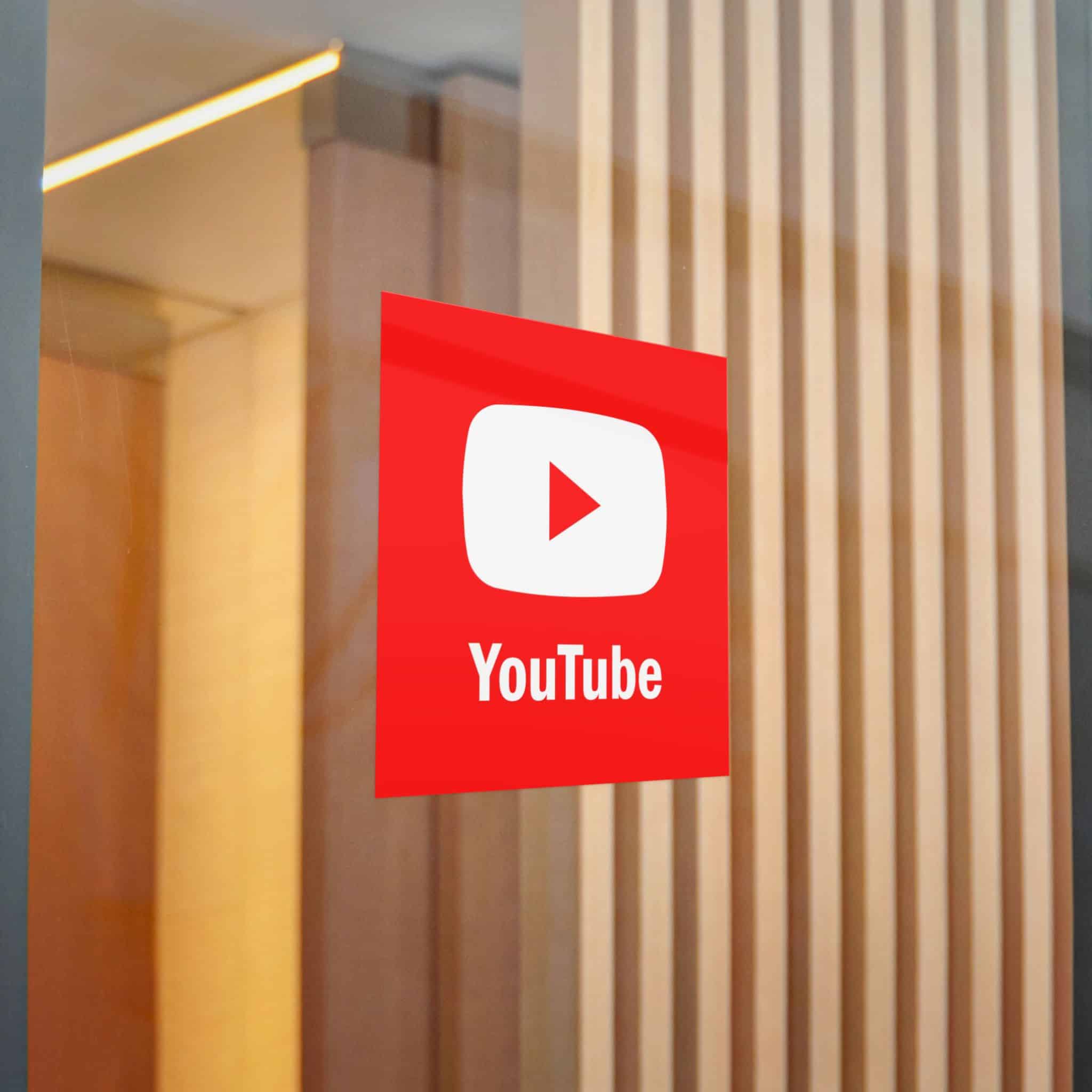 Youtube Die Cut Stickers Dtf - Image 16
