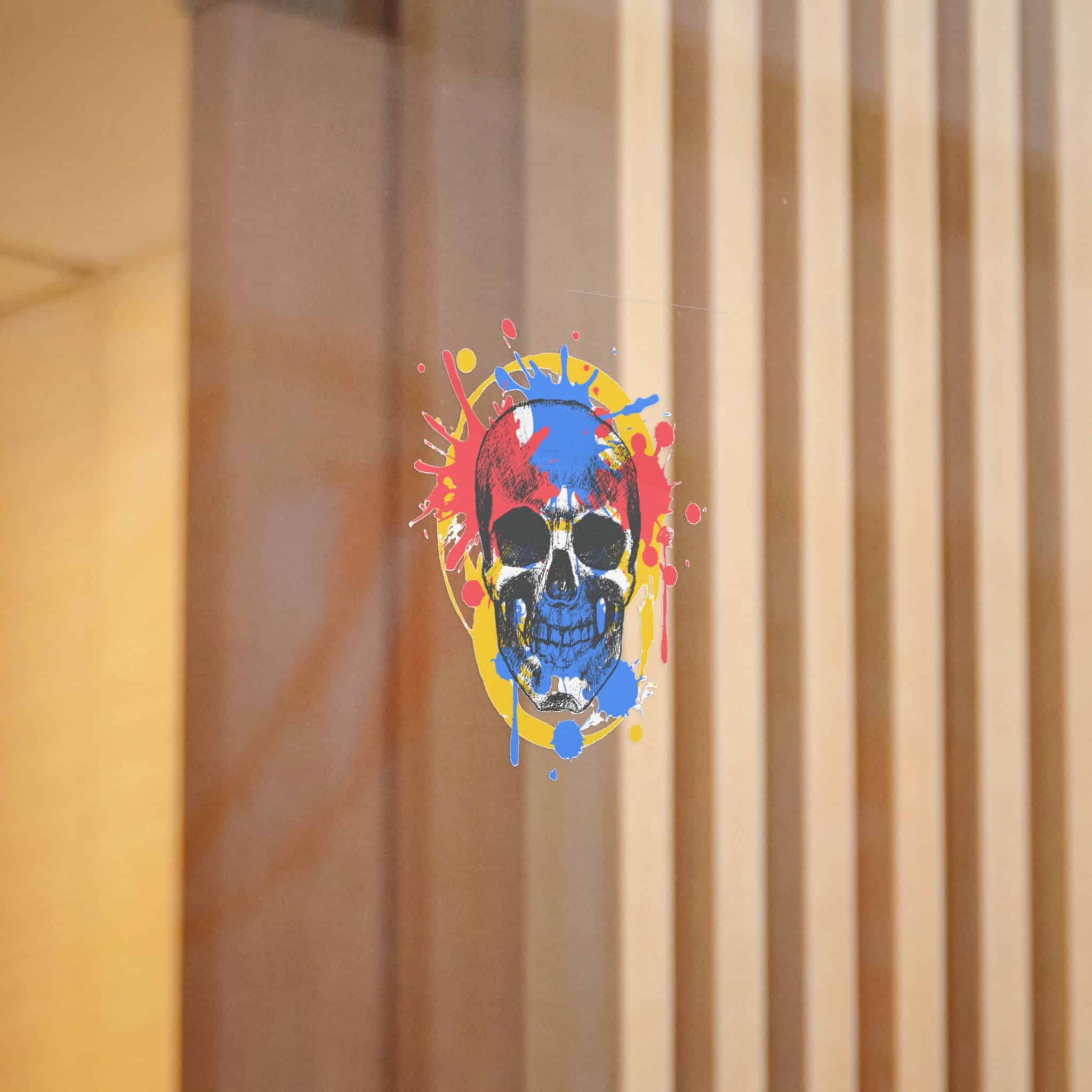 Hand Drawn Skull Die Cut Stickers Dtf - Image 6