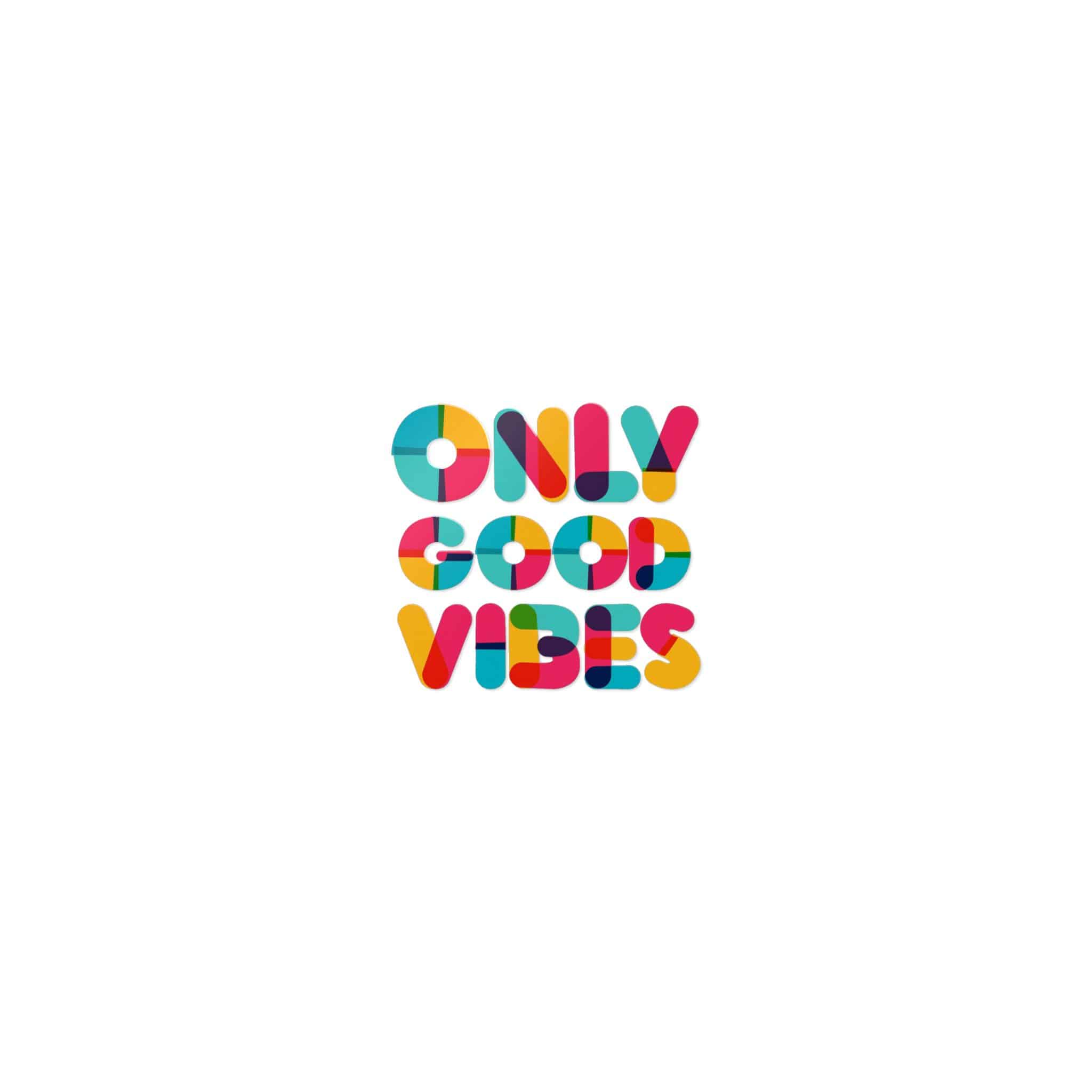 Good Vibes Only Motivational Poster Die Cut Stickers Dtf - Image 17
