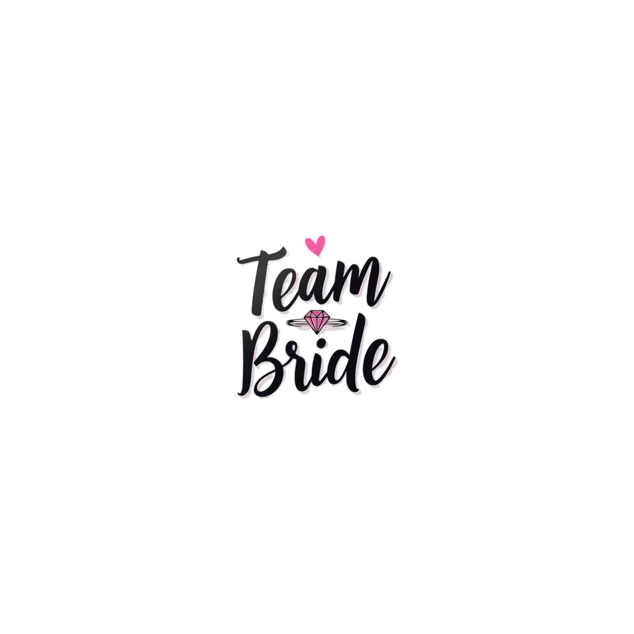 Team Bride Die Cut Stickers Dtf - Image 17