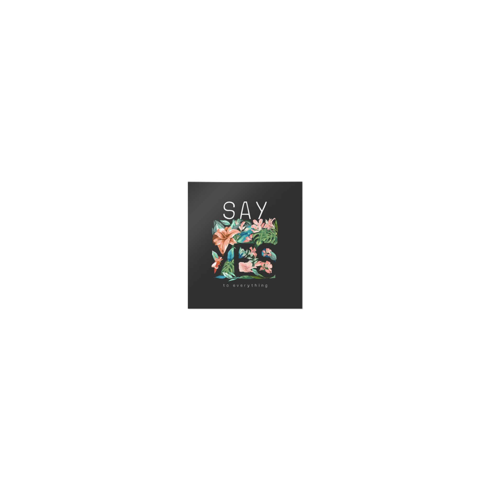 Say Yes Die Cut Stickers Dtf - Image 7