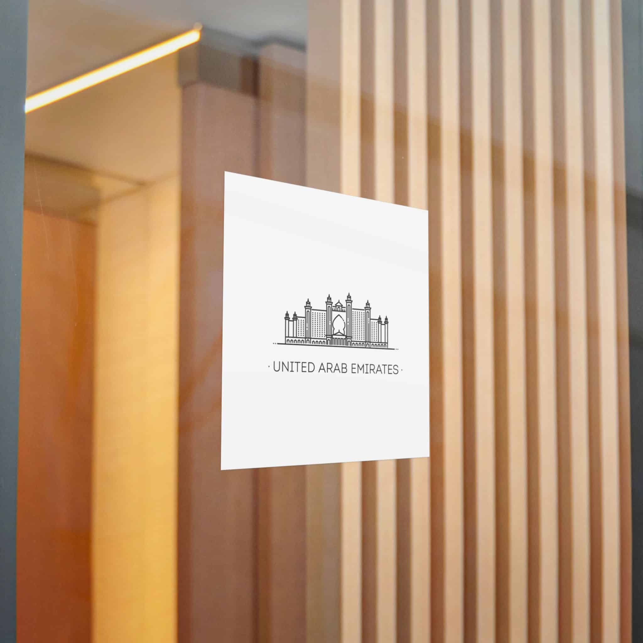 United Arab Emirates Die Cut Stickers Dtf - Image 16