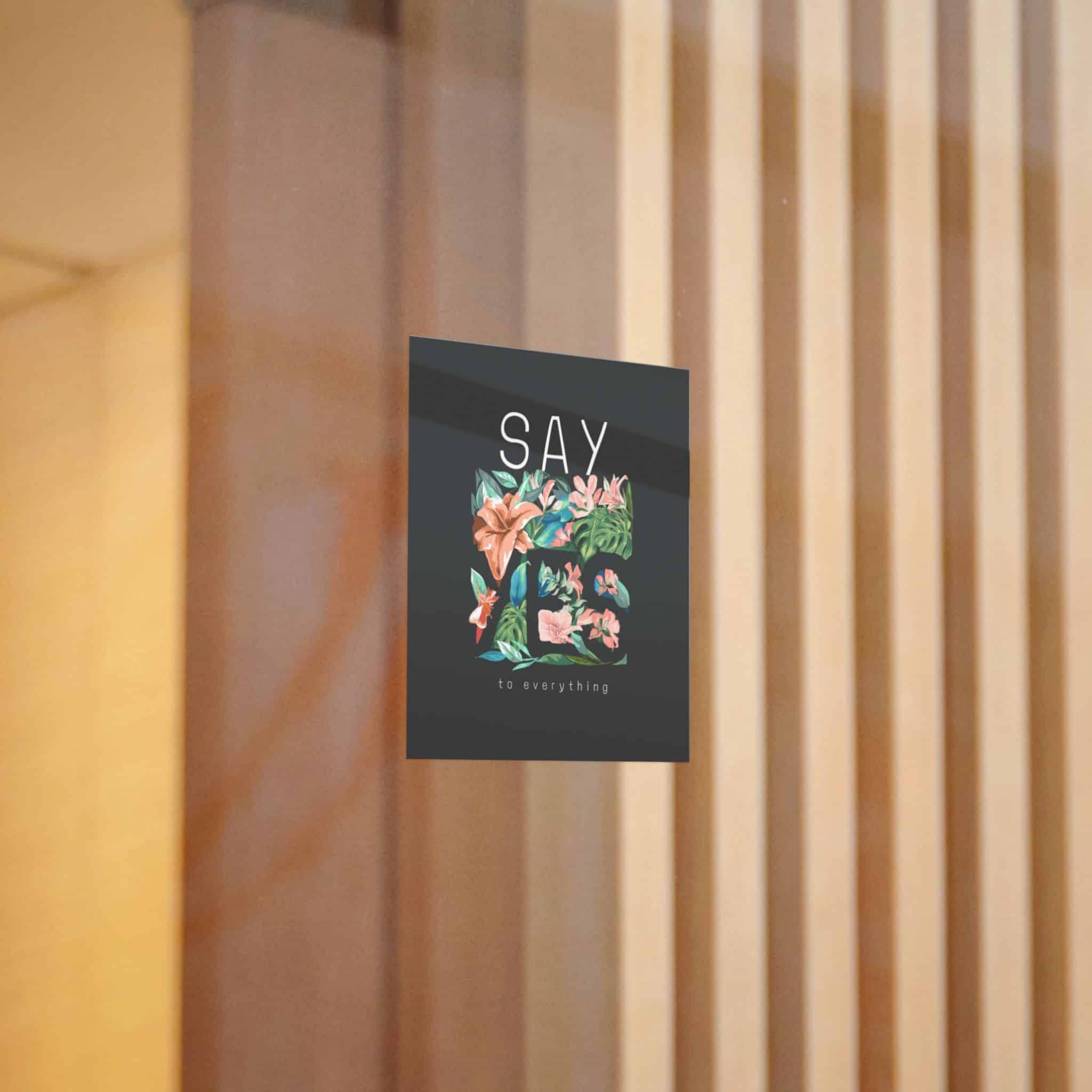Say Yes Die Cut Stickers Dtf - Image 4