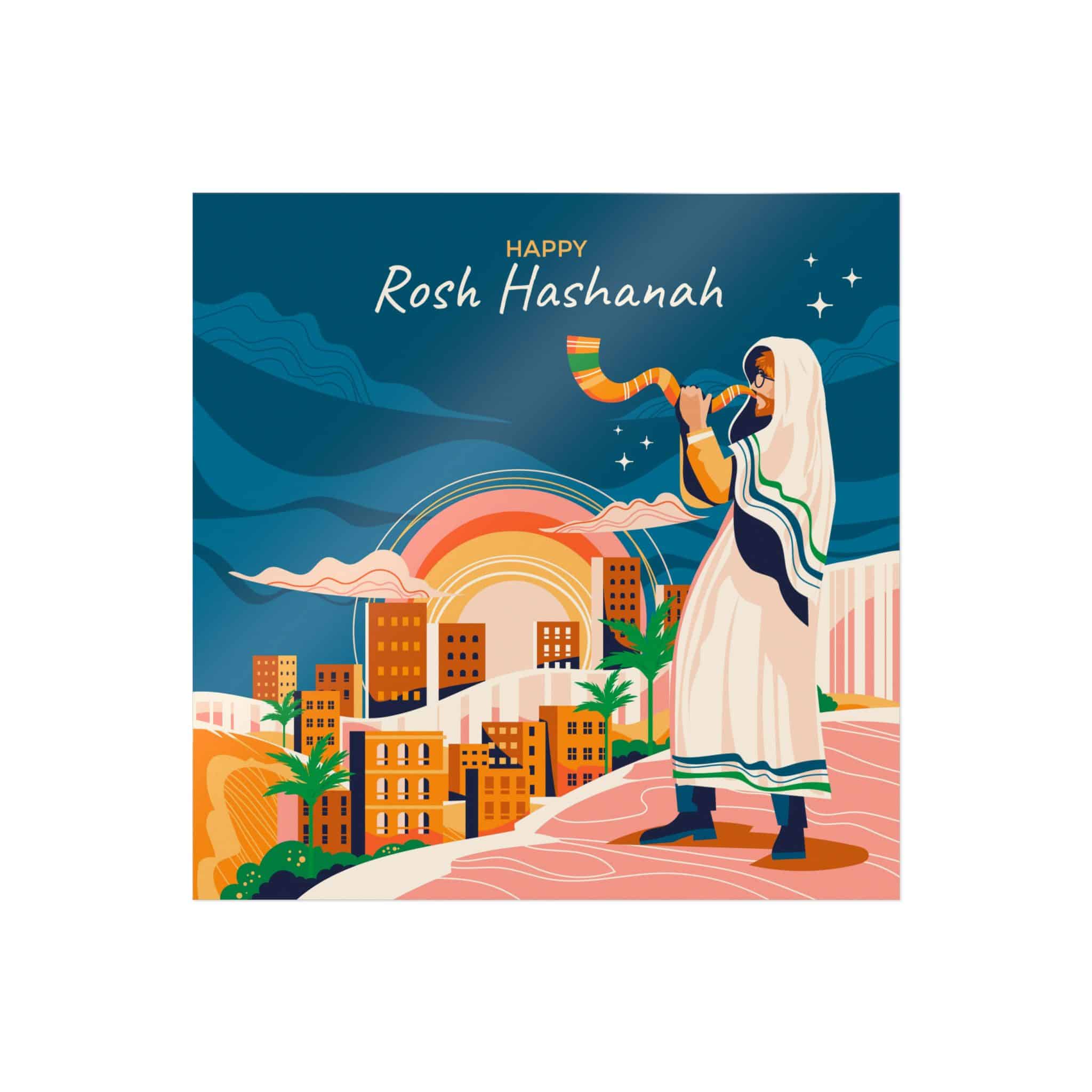Happy Rosh Hashanah Die Cut Stickers Dtf - Image 23