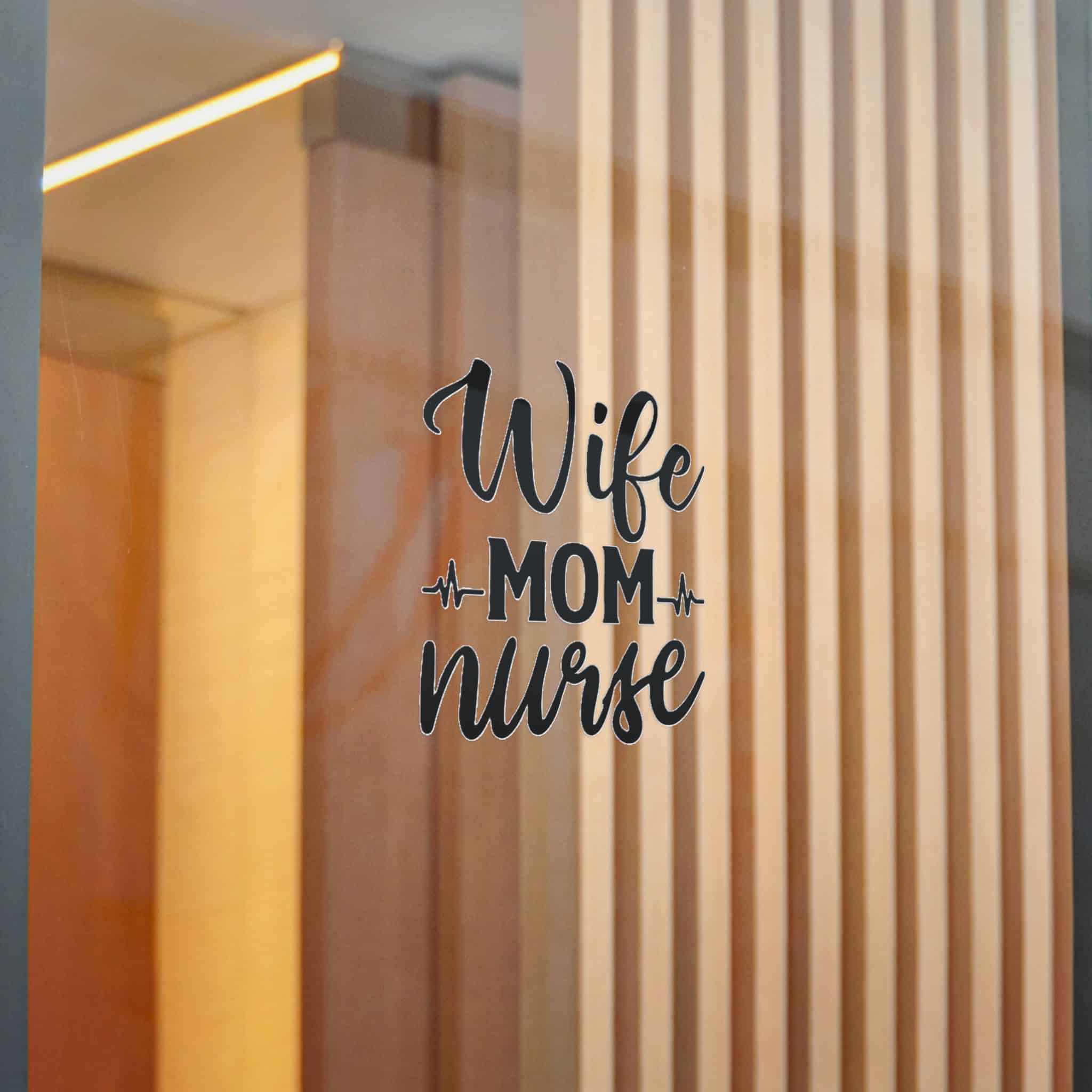 Wife Mom Nurse Die Cut Stickers Dtf - Image 20