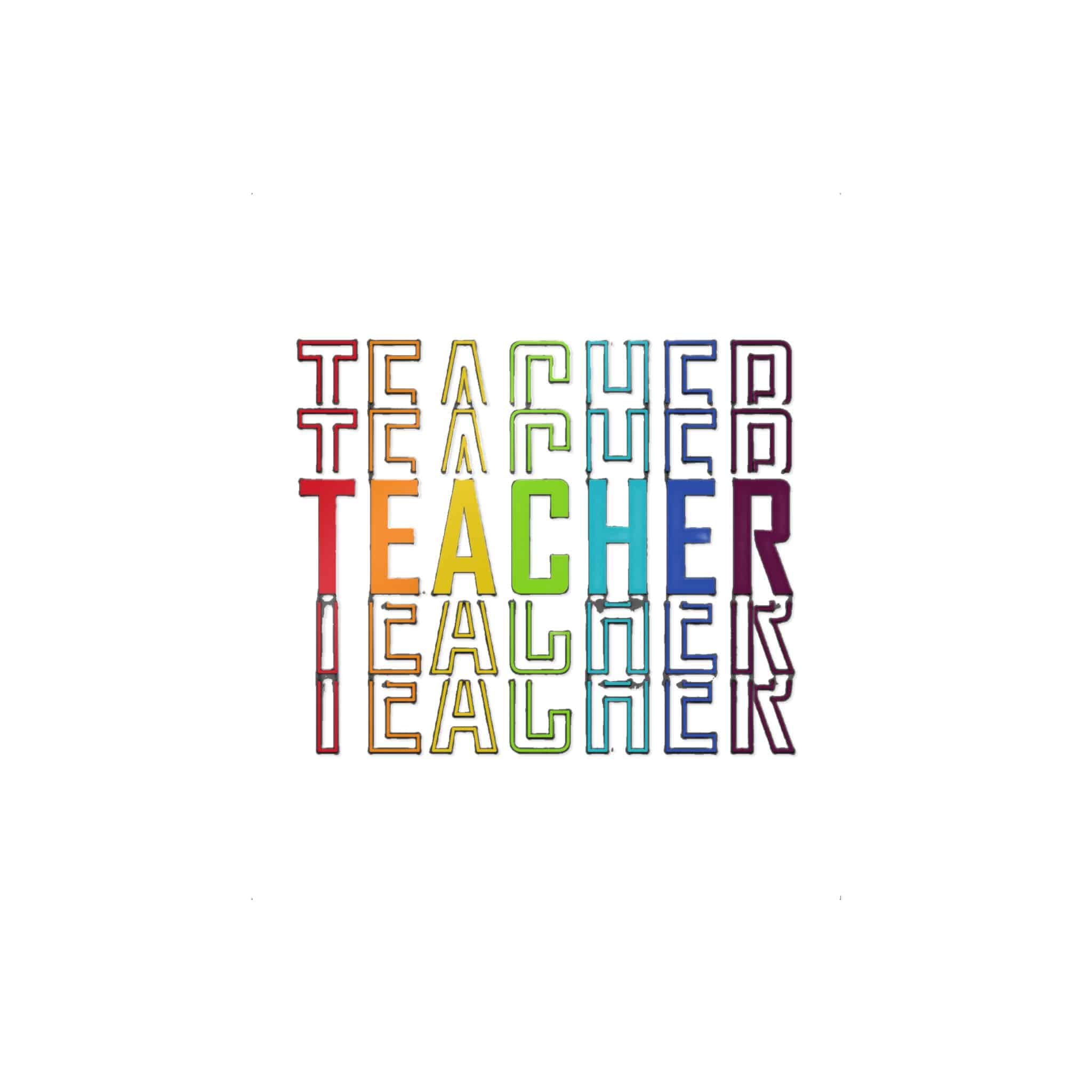 Teacher Die Cut Stickers Dtf - Image 13