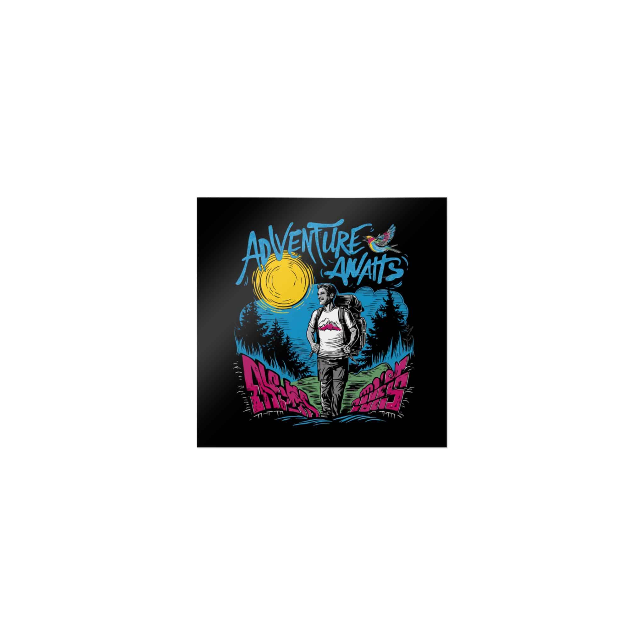 Adventure Awaits Die Cut Stickers Dtf - Image 9