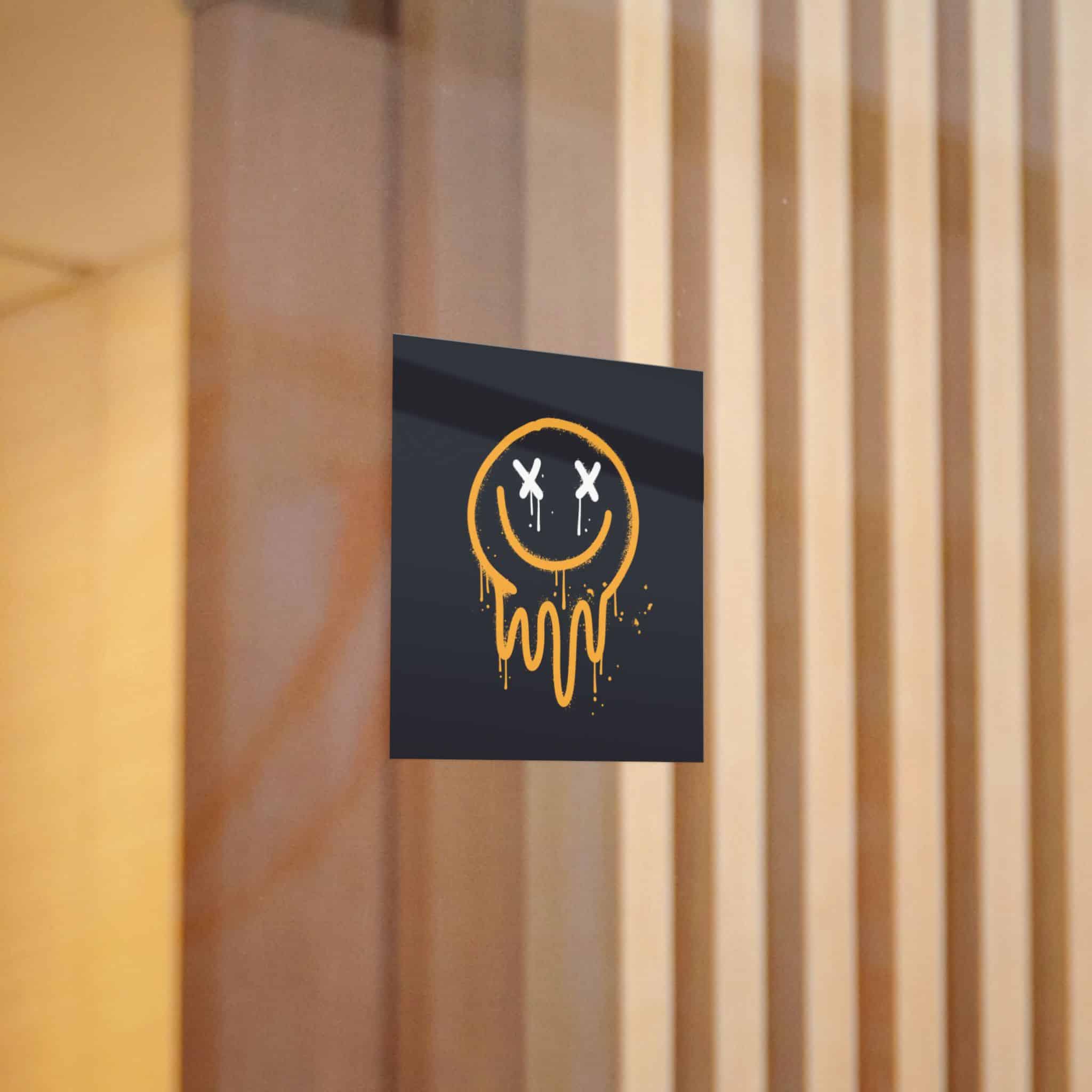 Smiling Die Cut Stickers Dtf - Image 4