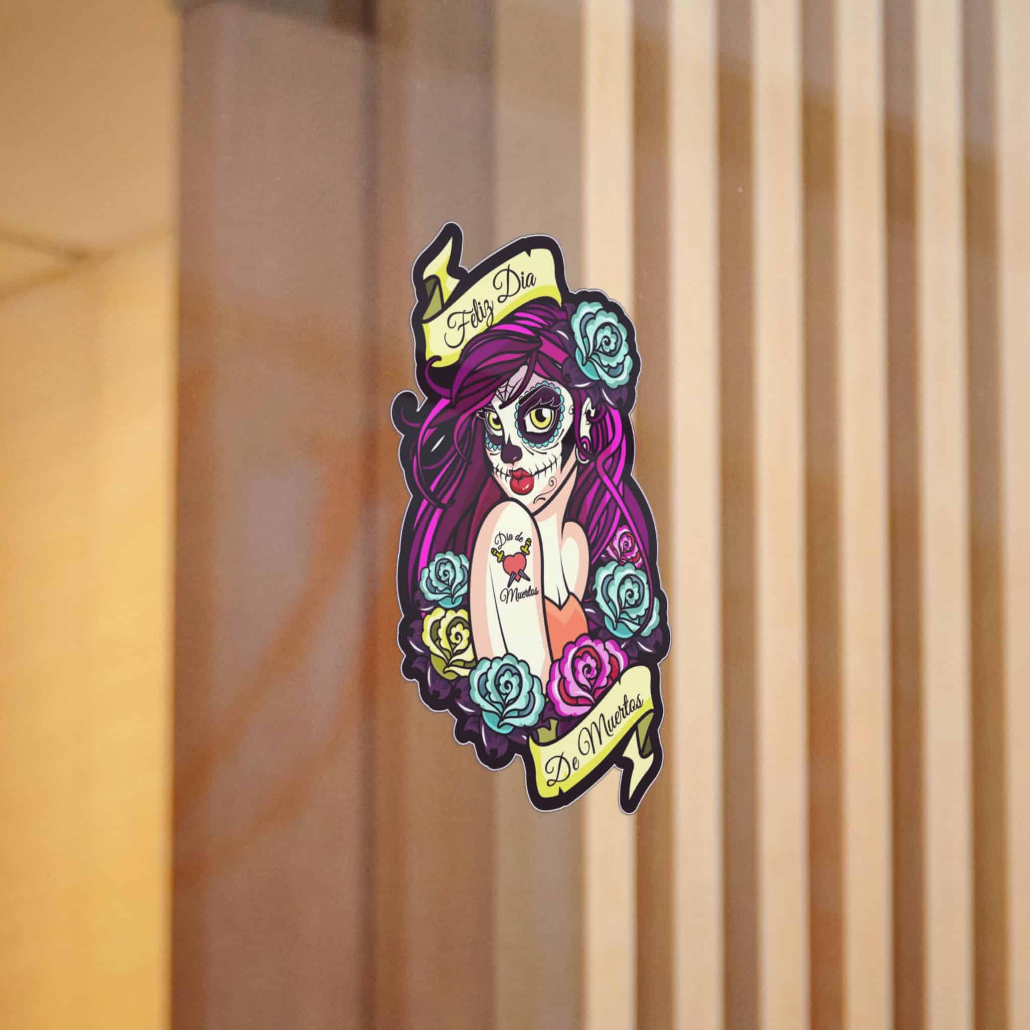 Feliz Dia de Muertos Die Cut Stickers Dtf - Image 12