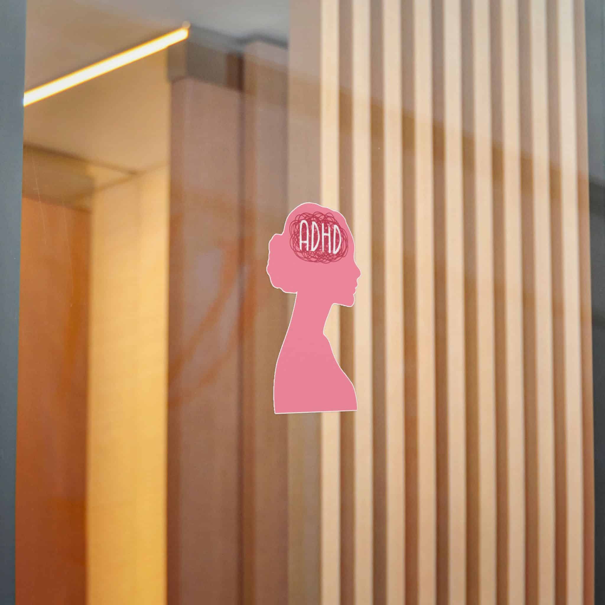 Woman Adhd Die Cut Stickers Dtf - Image 16