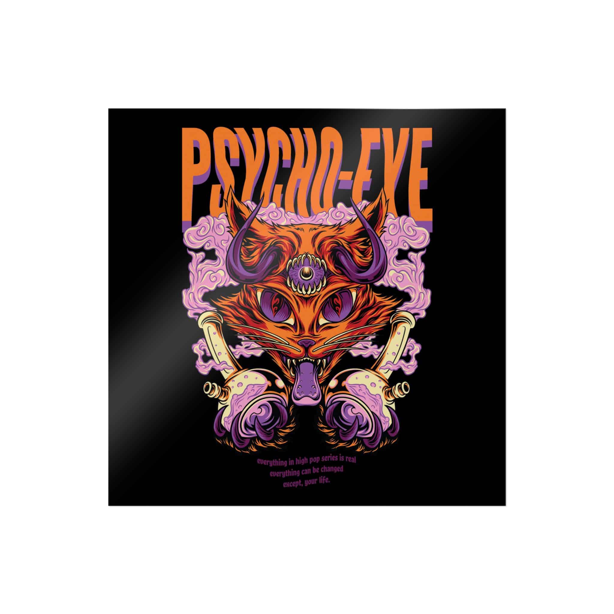 Psycho Eye Die Cut Stickers Dtf - Image 27