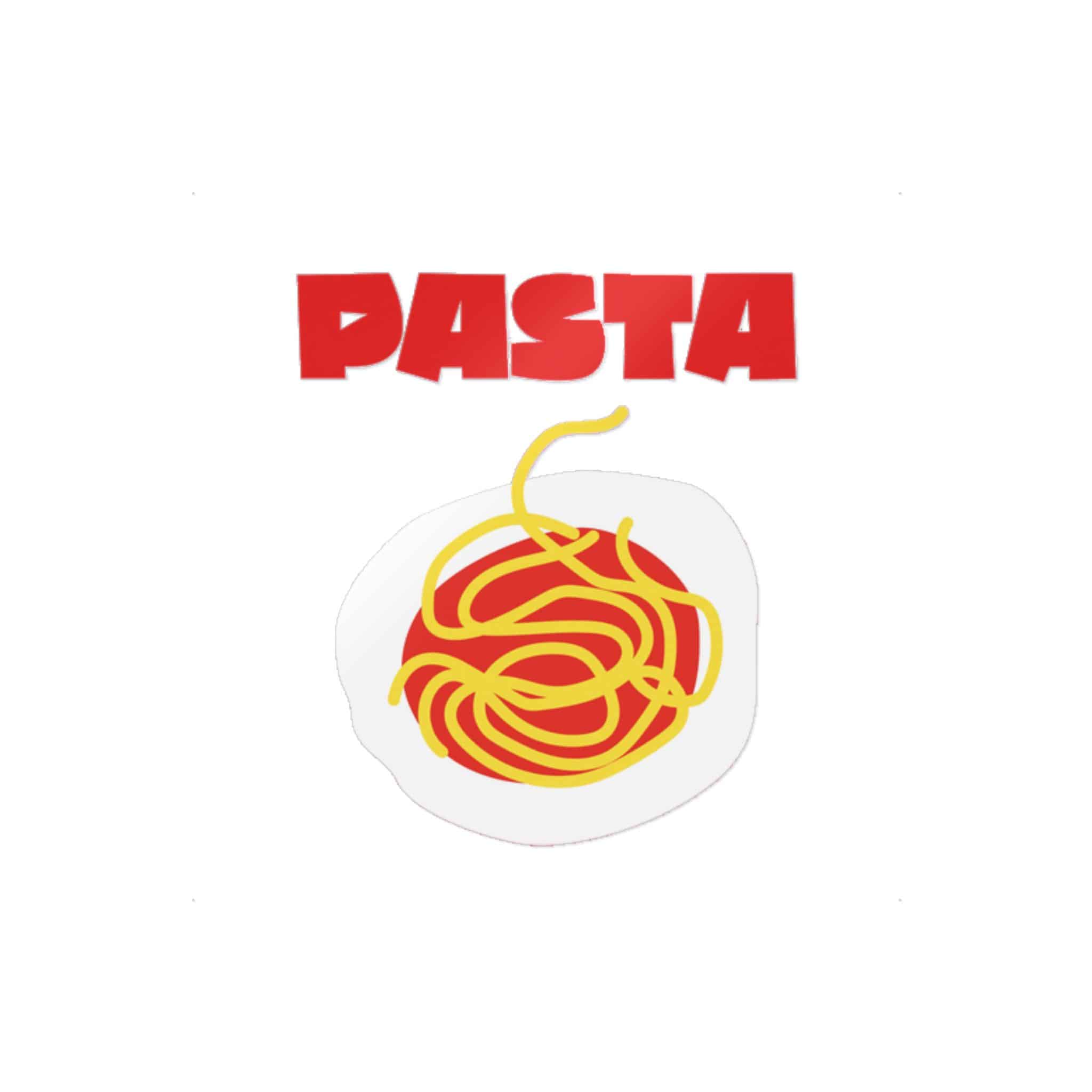 Pasta Copia Die Cut Stickers Dtf