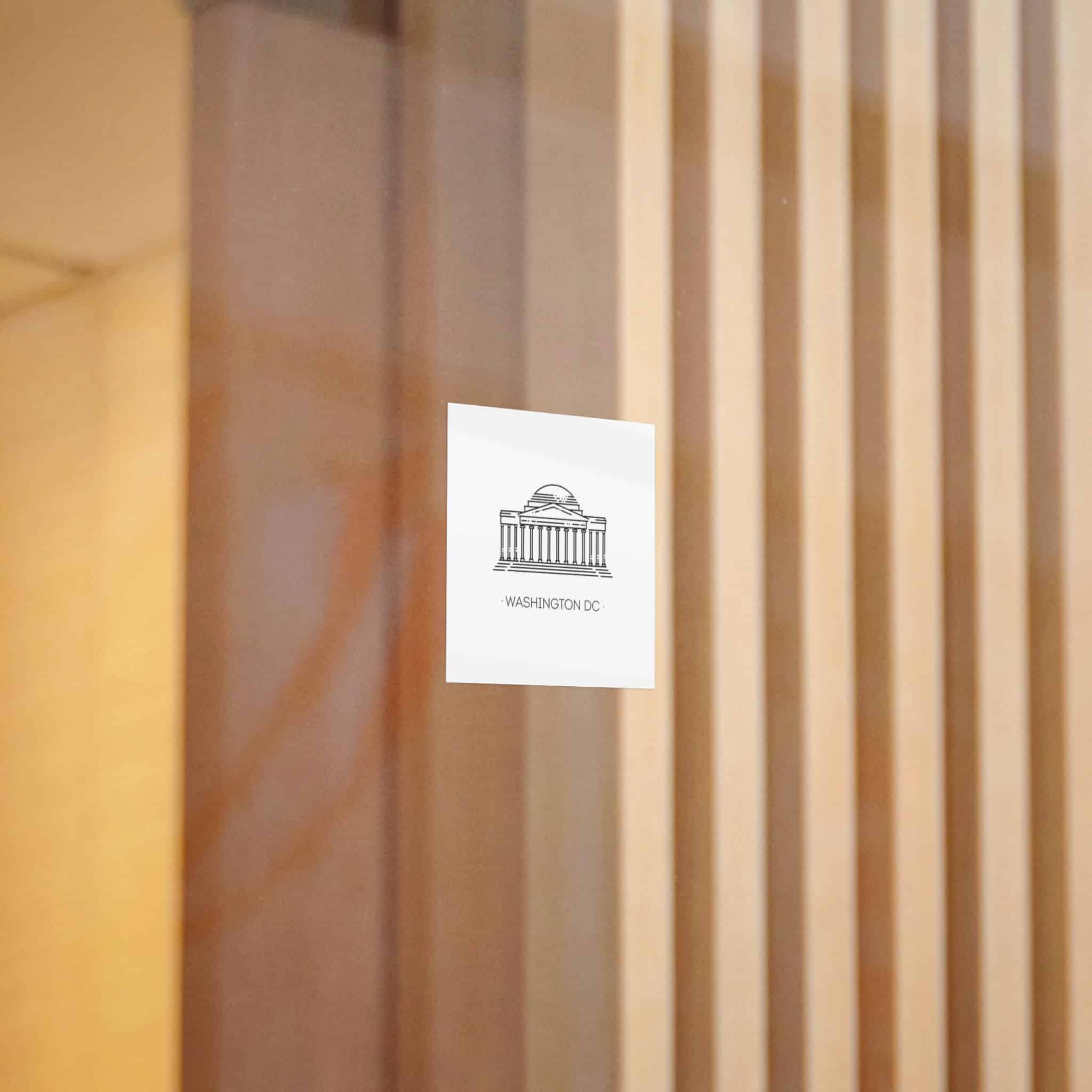 Washington Dc Die Cut Stickers Dtf - Image 2