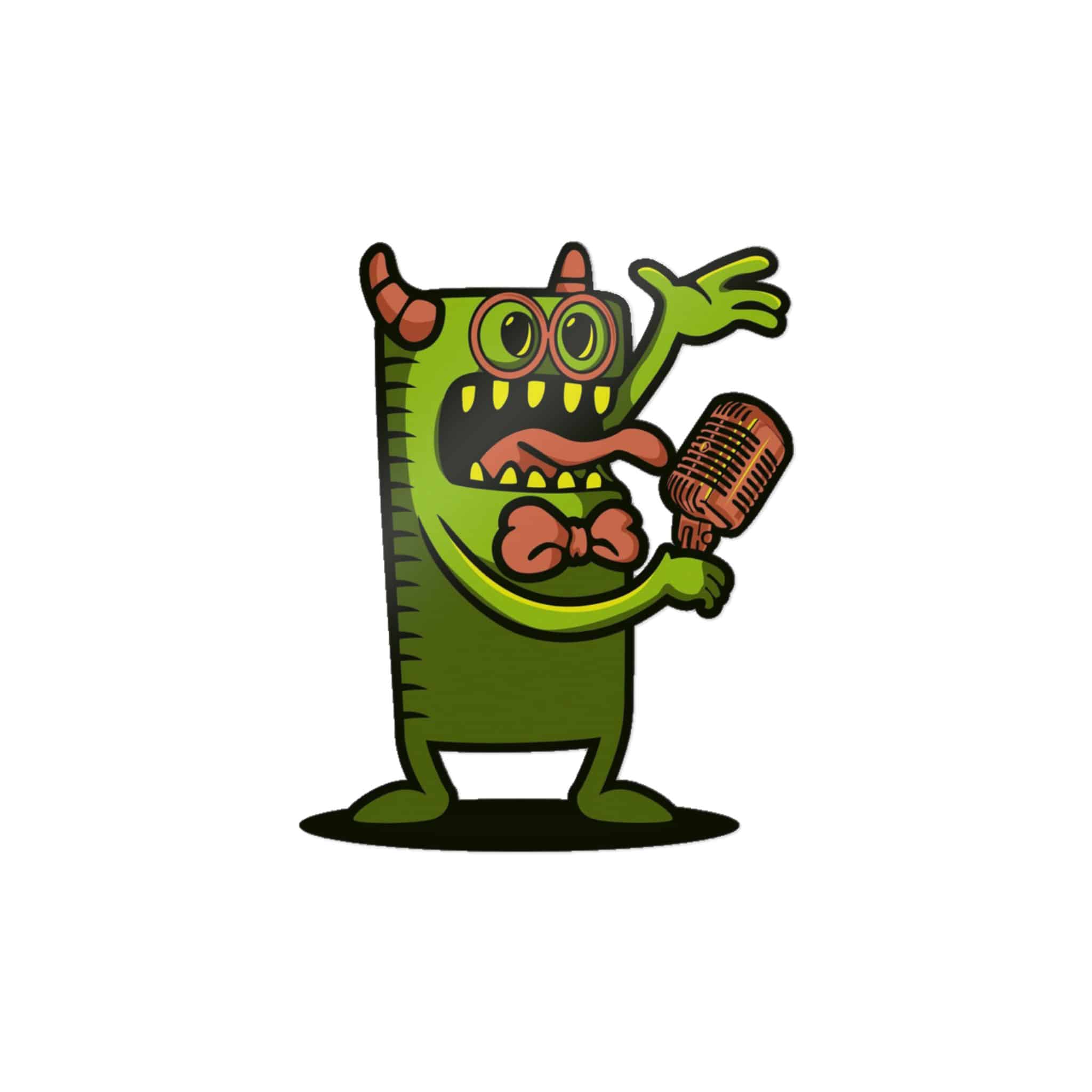 Singing Monster Cartoon Die Cut Stickers Dtf - Image 3