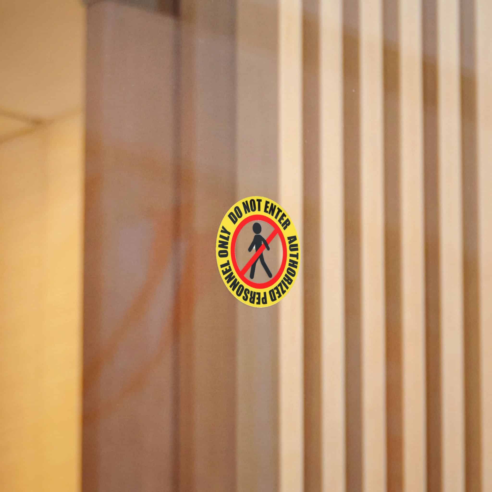 Personnel Only Die Cut Stickers Dtf - Image 8