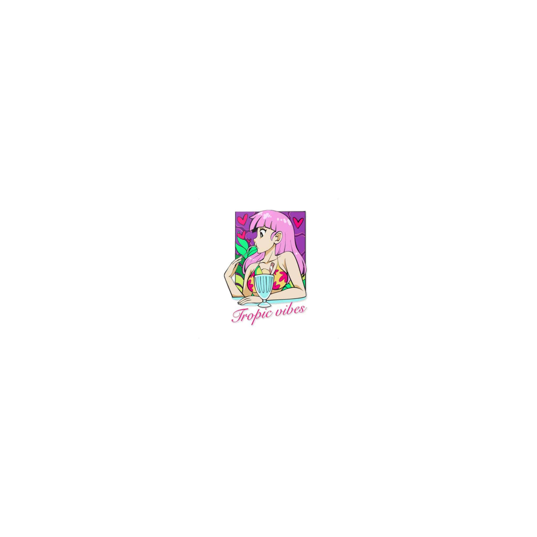 Tropic Vibes Die Cut Stickers Dtf - Image 7
