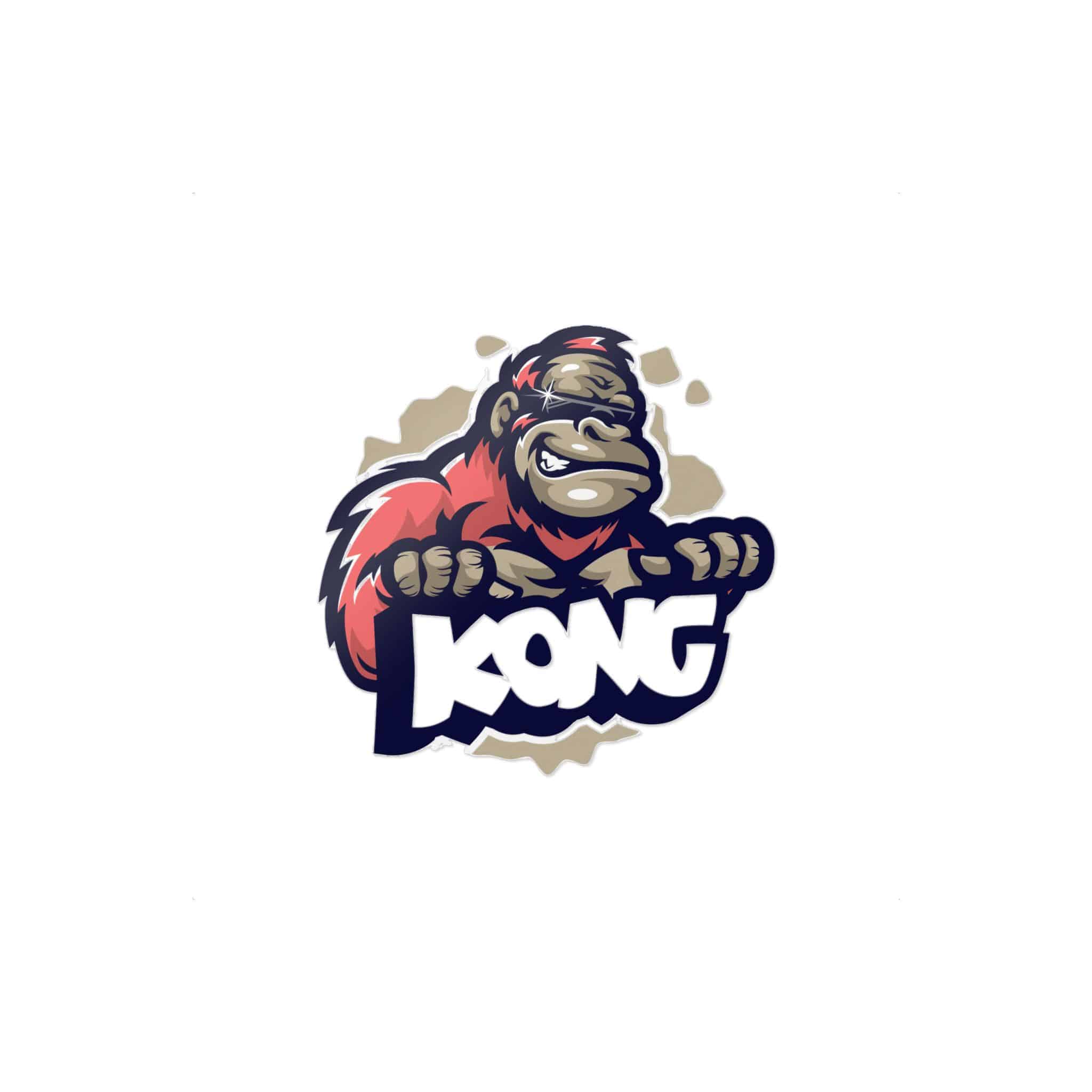 Kong Mascot Die Cut Stickers Dtf - Image 31