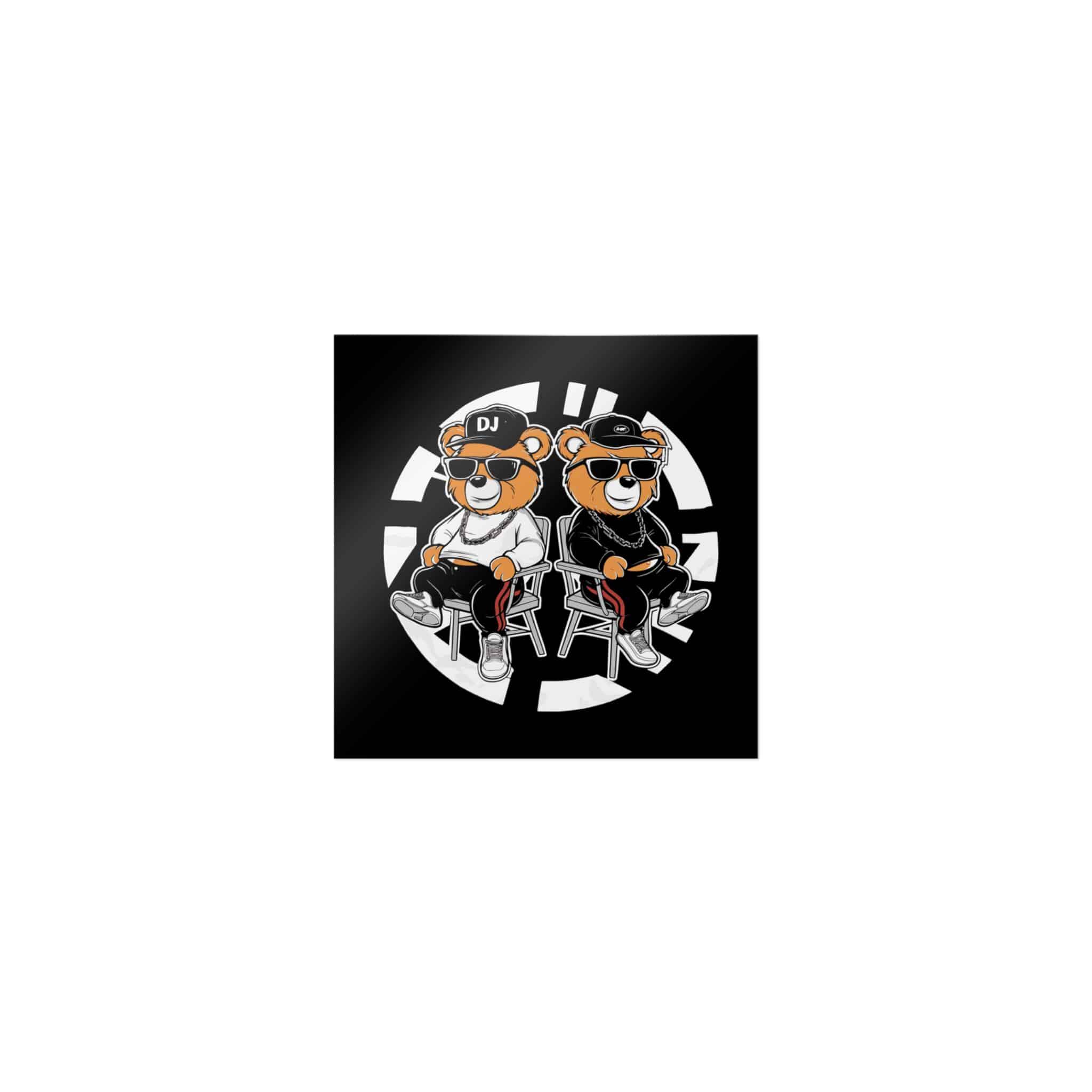 Funny Bear Cartoon T Shirt Design Die Cut Stickers Dtf - Image 9