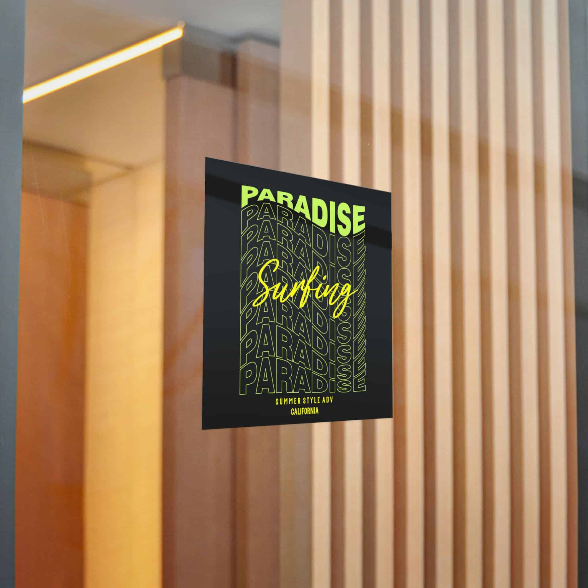 Paradise Surfing Die Cut Stickers Dtf - Image 16
