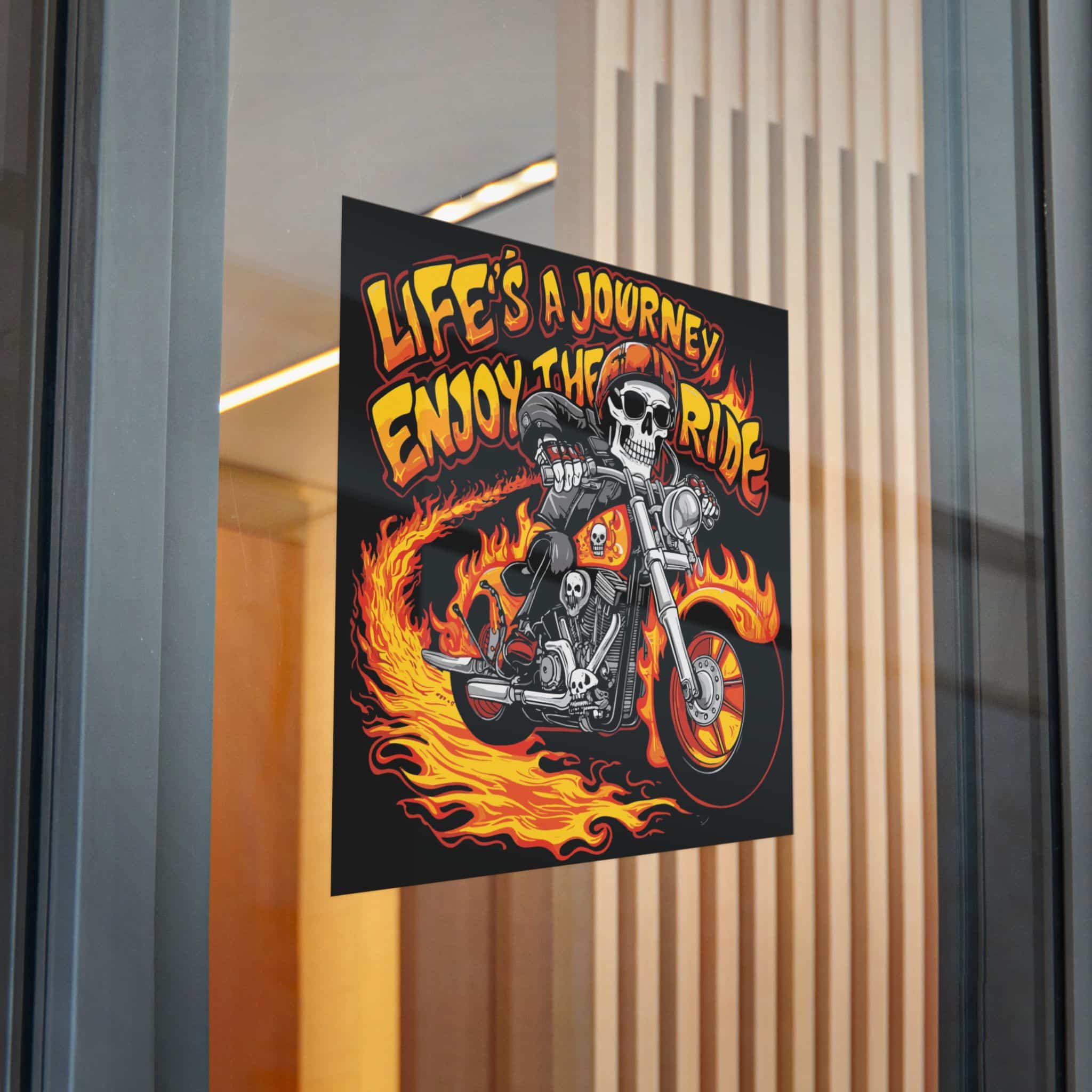 Life's A Journey Enjoy the Ride Die Cut Stickers Dtf - Image 30