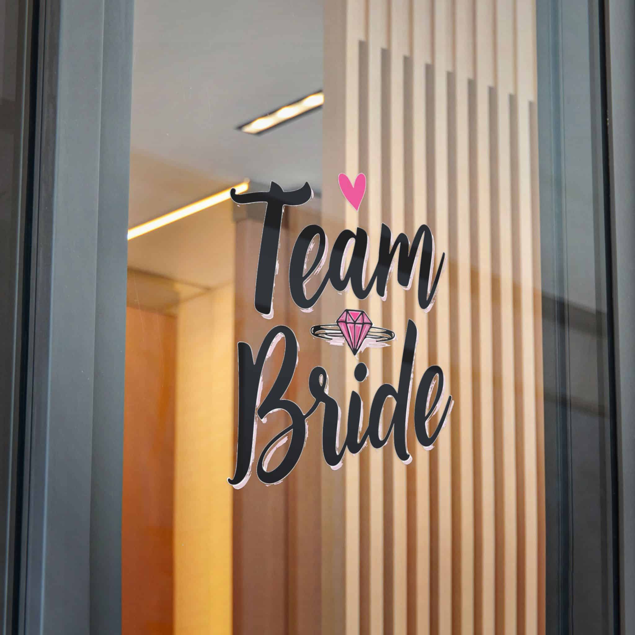 Team Bride Die Cut Stickers Dtf - Image 32