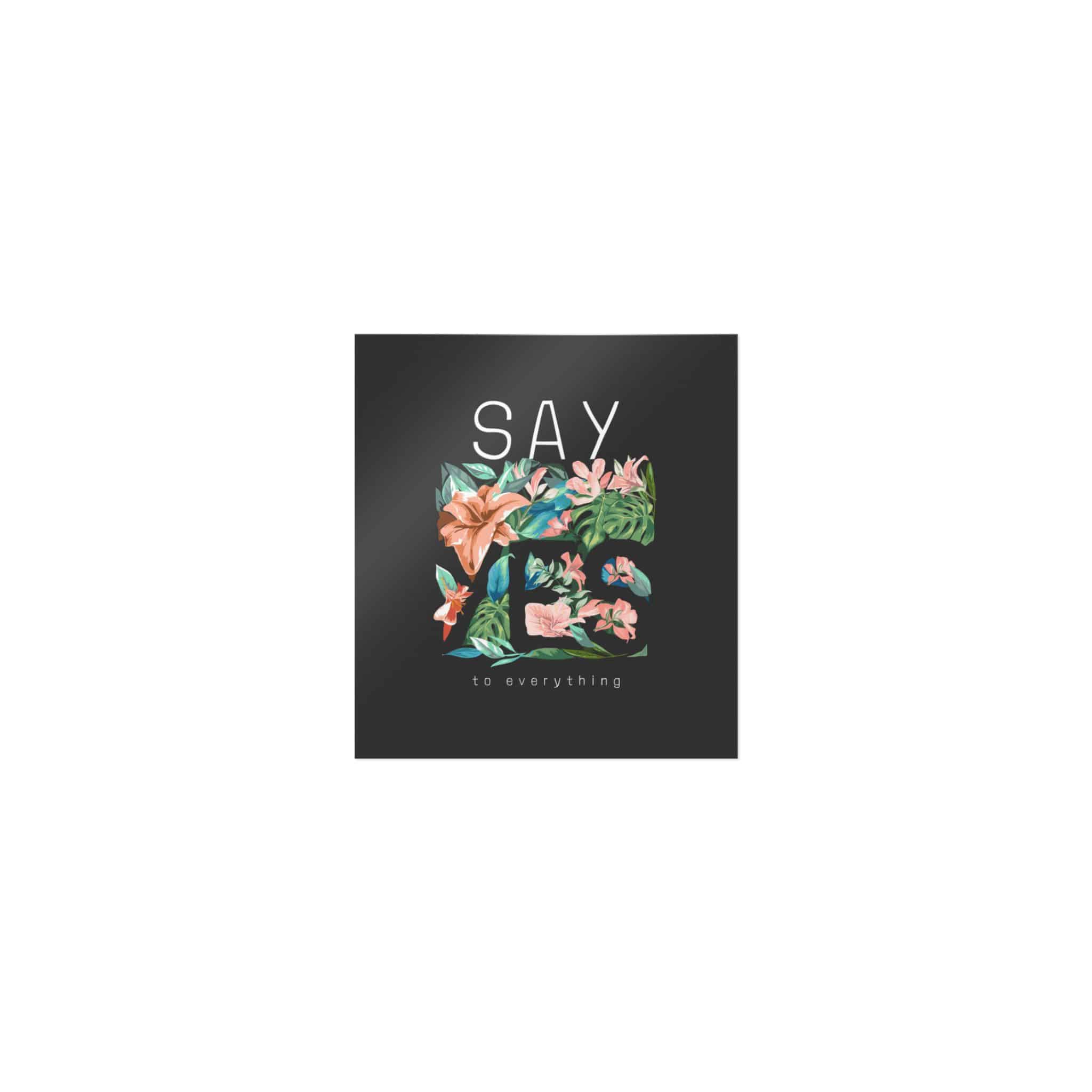 Say Yes Die Cut Stickers Dtf - Image 9