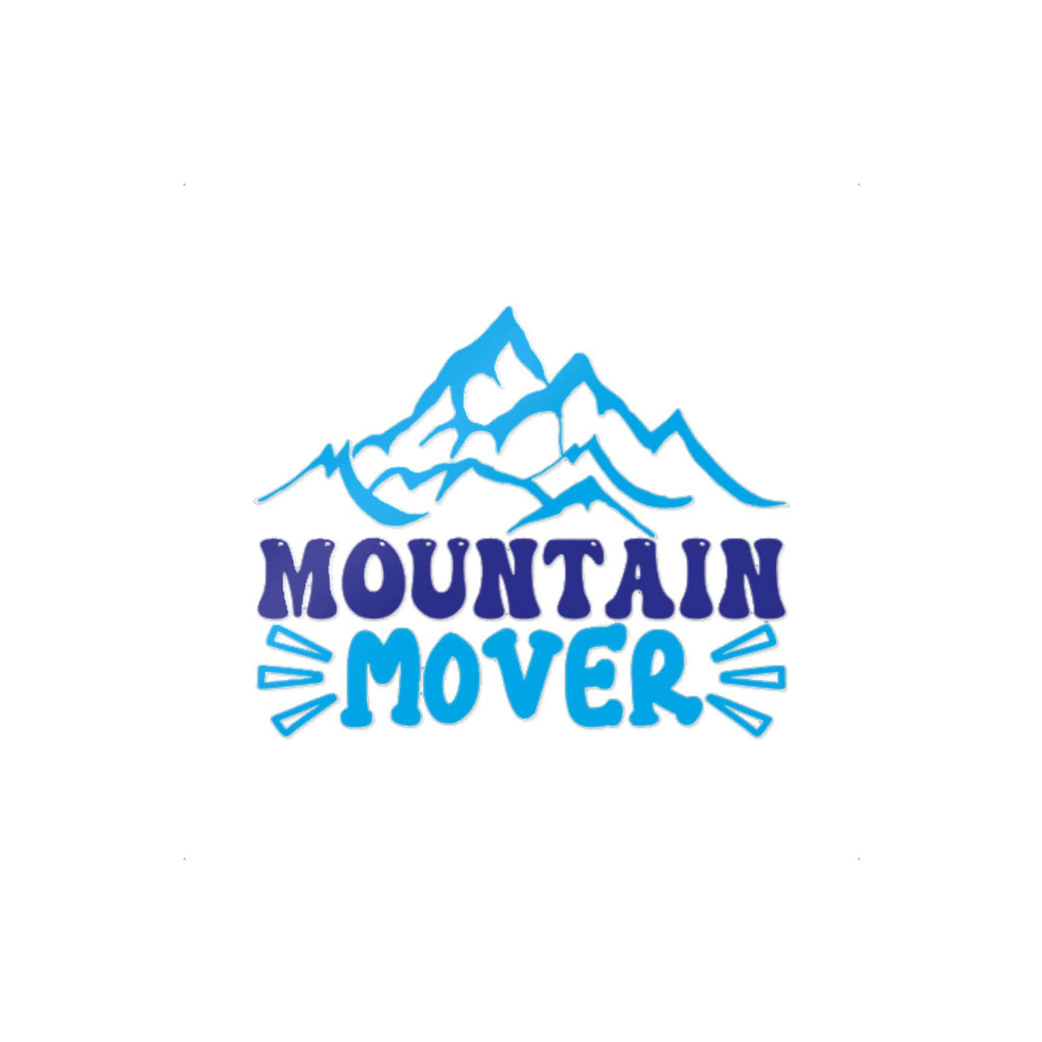 Mountain Mover Die Cut Stickers Dtf