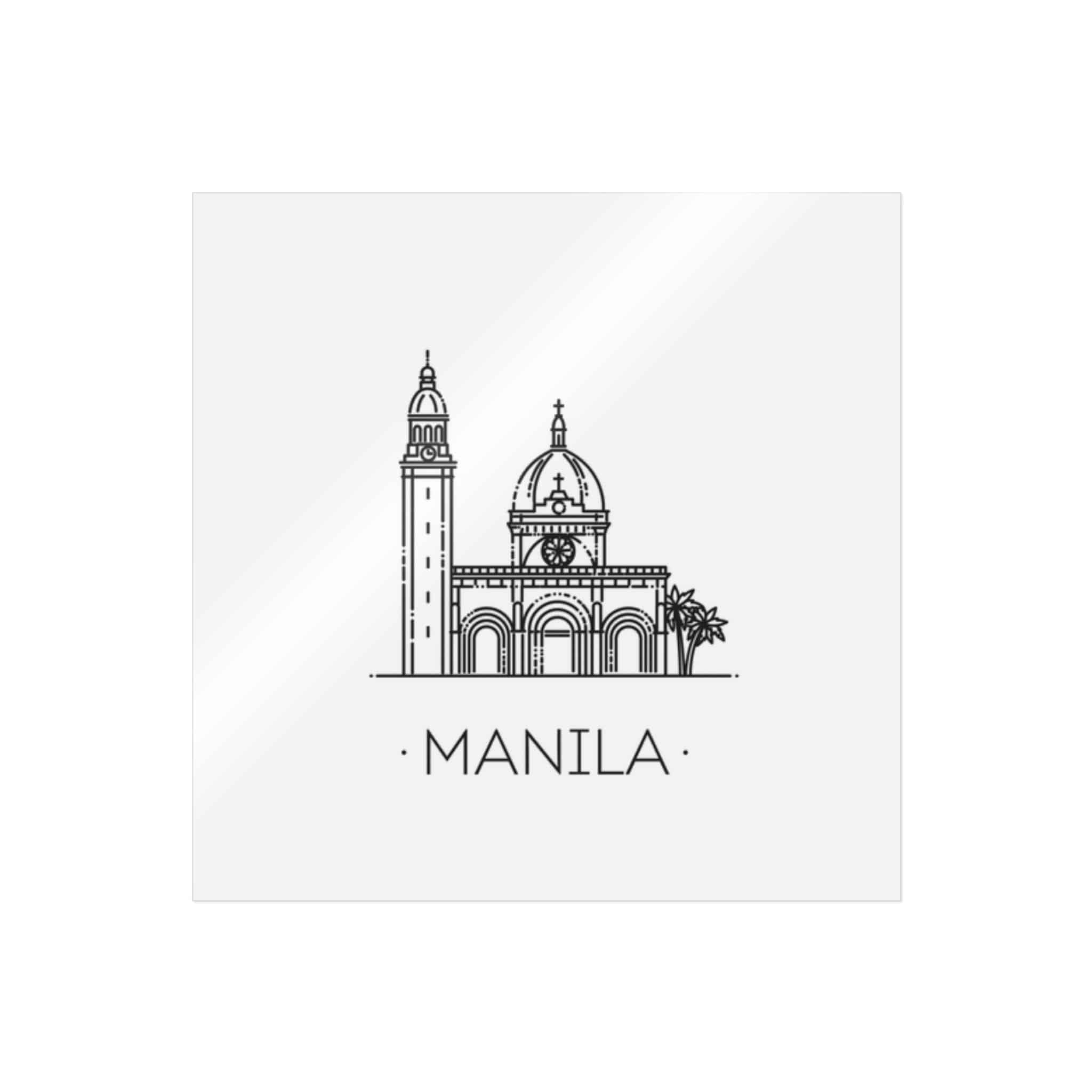 Manila S Die Cut Stickers Dtf