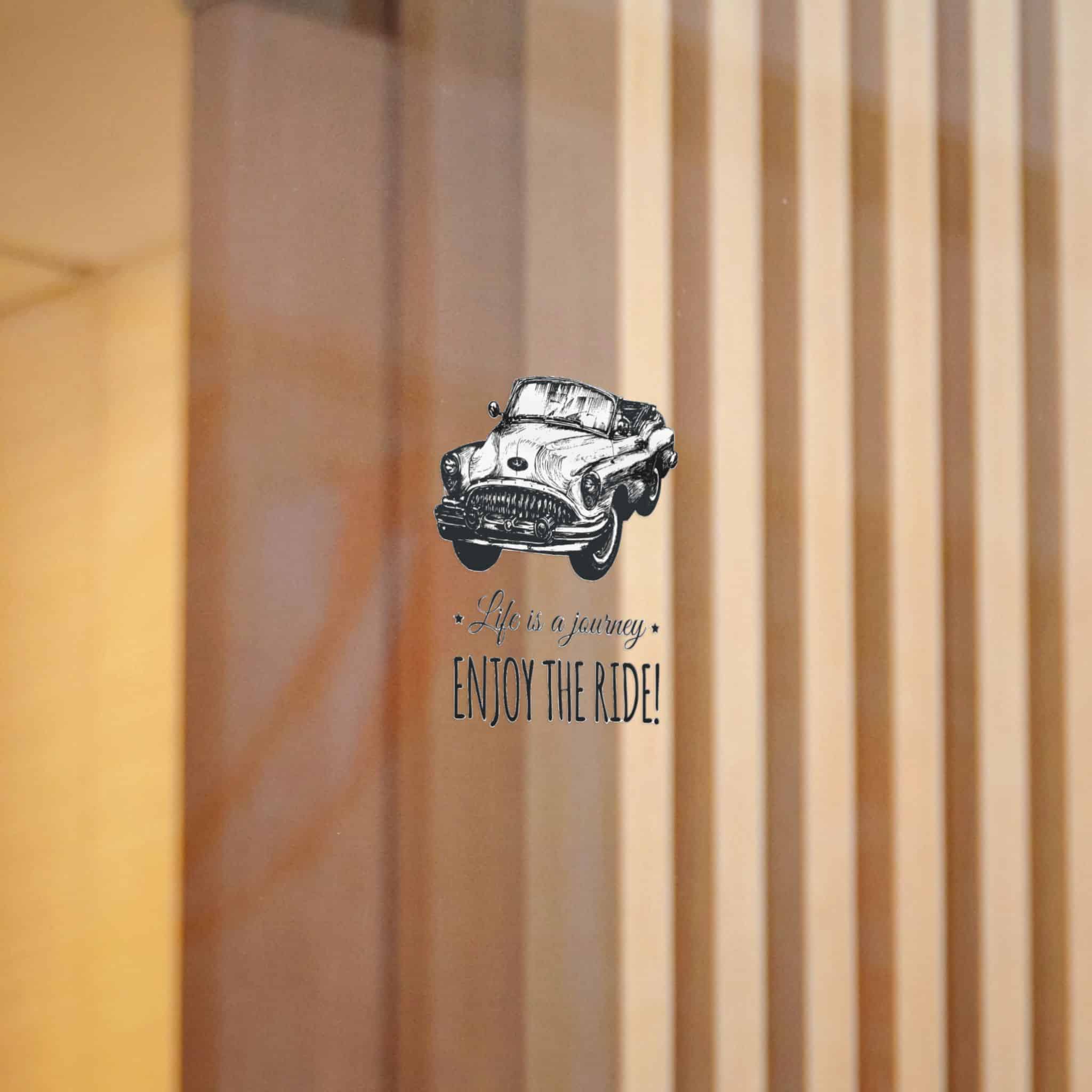 Life Is A Journey Enjoy the Ride 1 Die Cut Stickers Dtf - Image 6