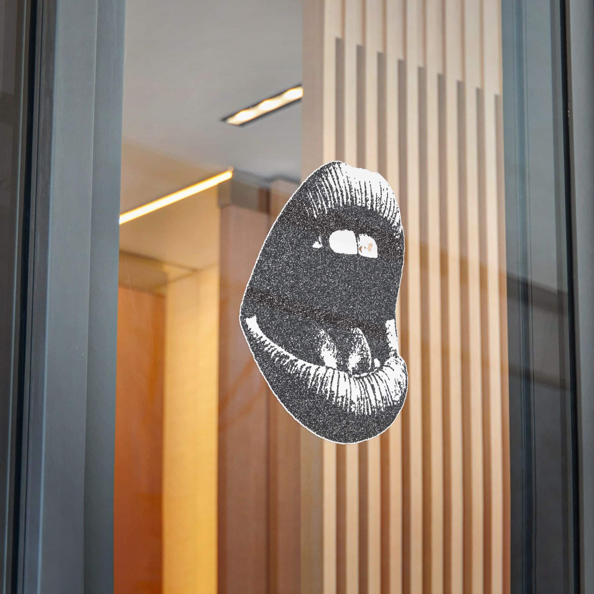 Vector Mouth Scream Trendy Retro Photocopy Grain Effect Modern Stipple Dots 2 Die Cut Stickers Dtf - Image 32