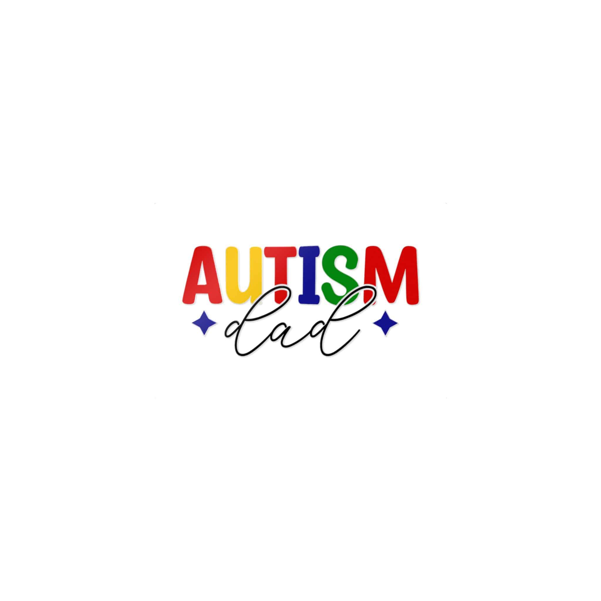 Autism Dad Die Cut Stickers Dtf - Image 17