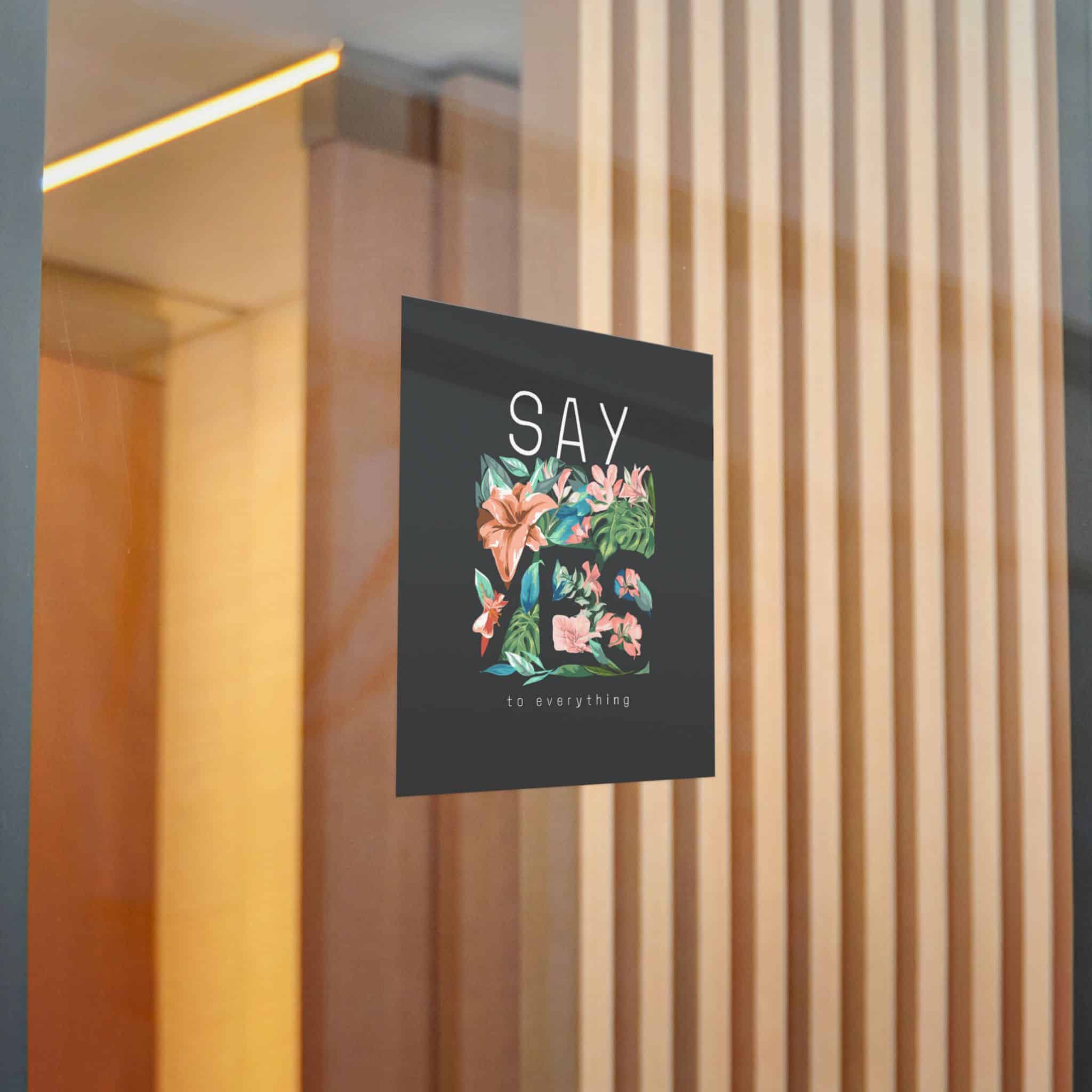 Say Yes Die Cut Stickers Dtf - Image 16