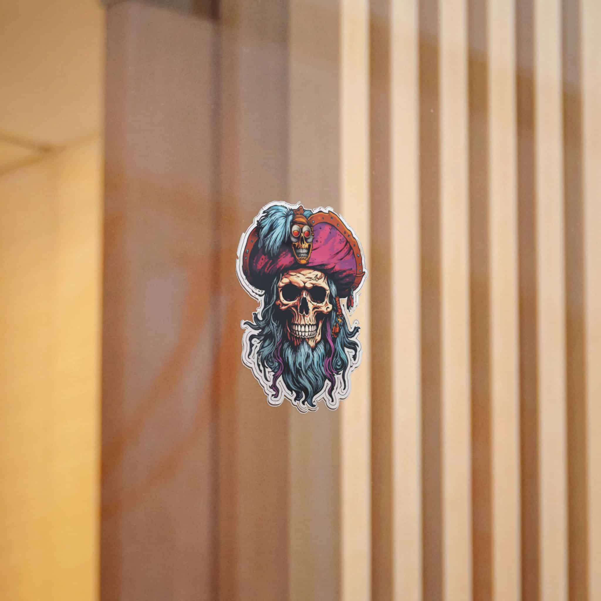 Skull Pirate Die Cut Stickers Dtf - Image 4