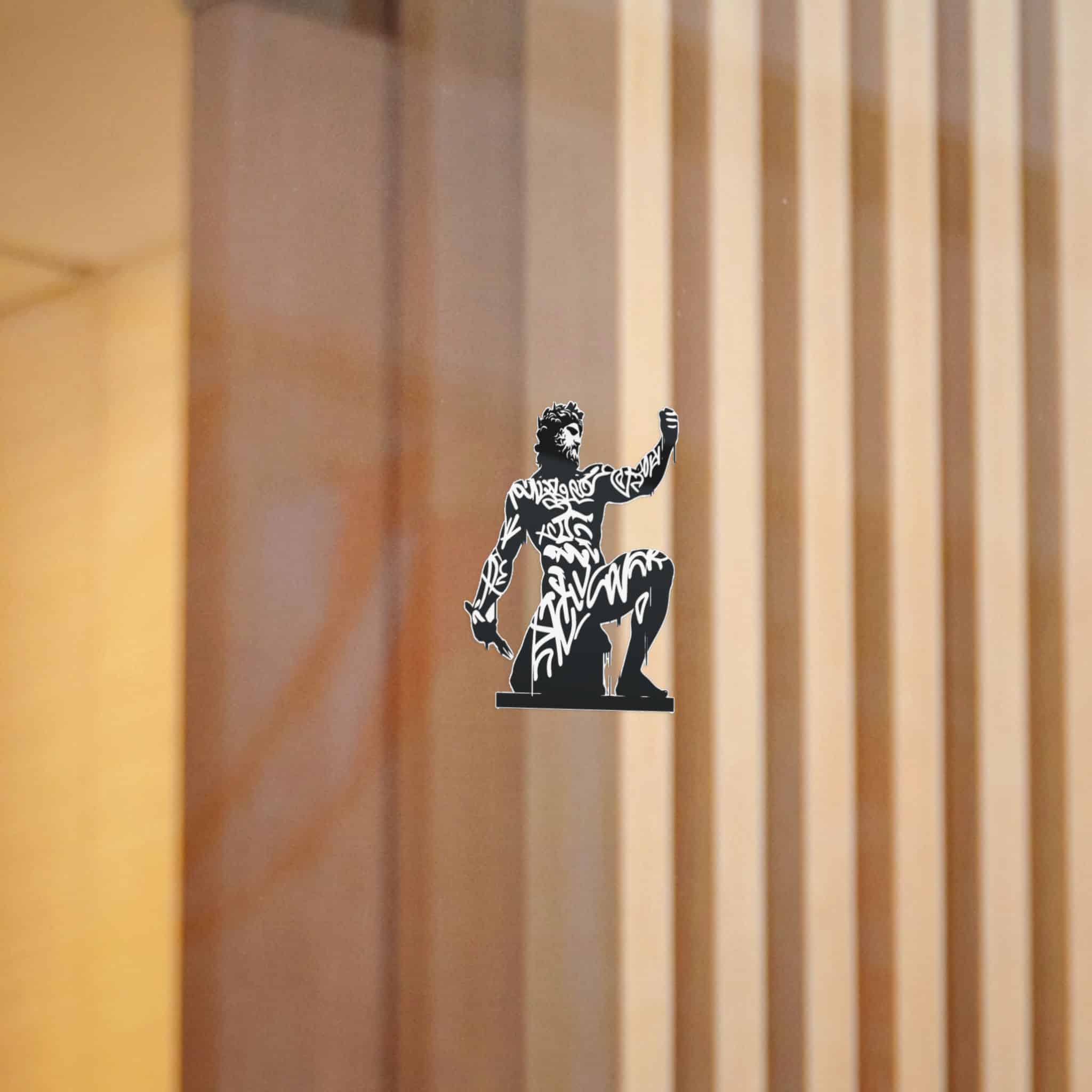 Poseidon Deity Mythology Silhouette Deity Graffiti Tag Hip Hop Street Art Typography (1) Die Cut Stickers Dtf - Image 10
