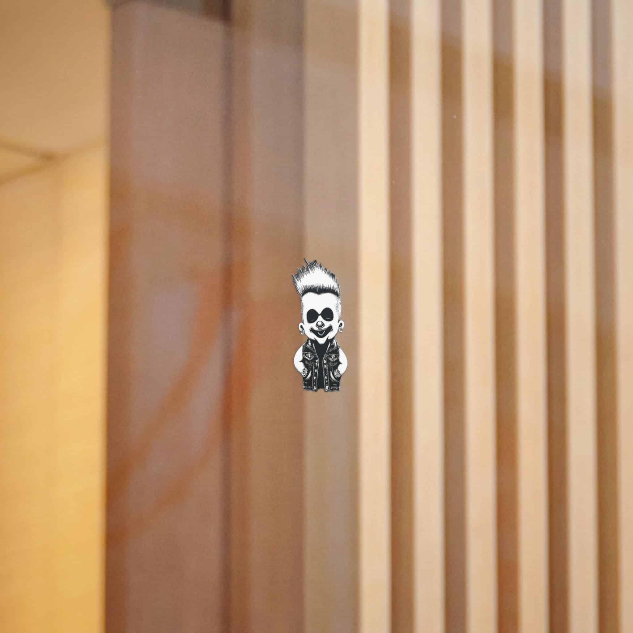 Cute Punk Death With Mohawk Denim Vest Engraving Die Cut Stickers Dtf - Image 2