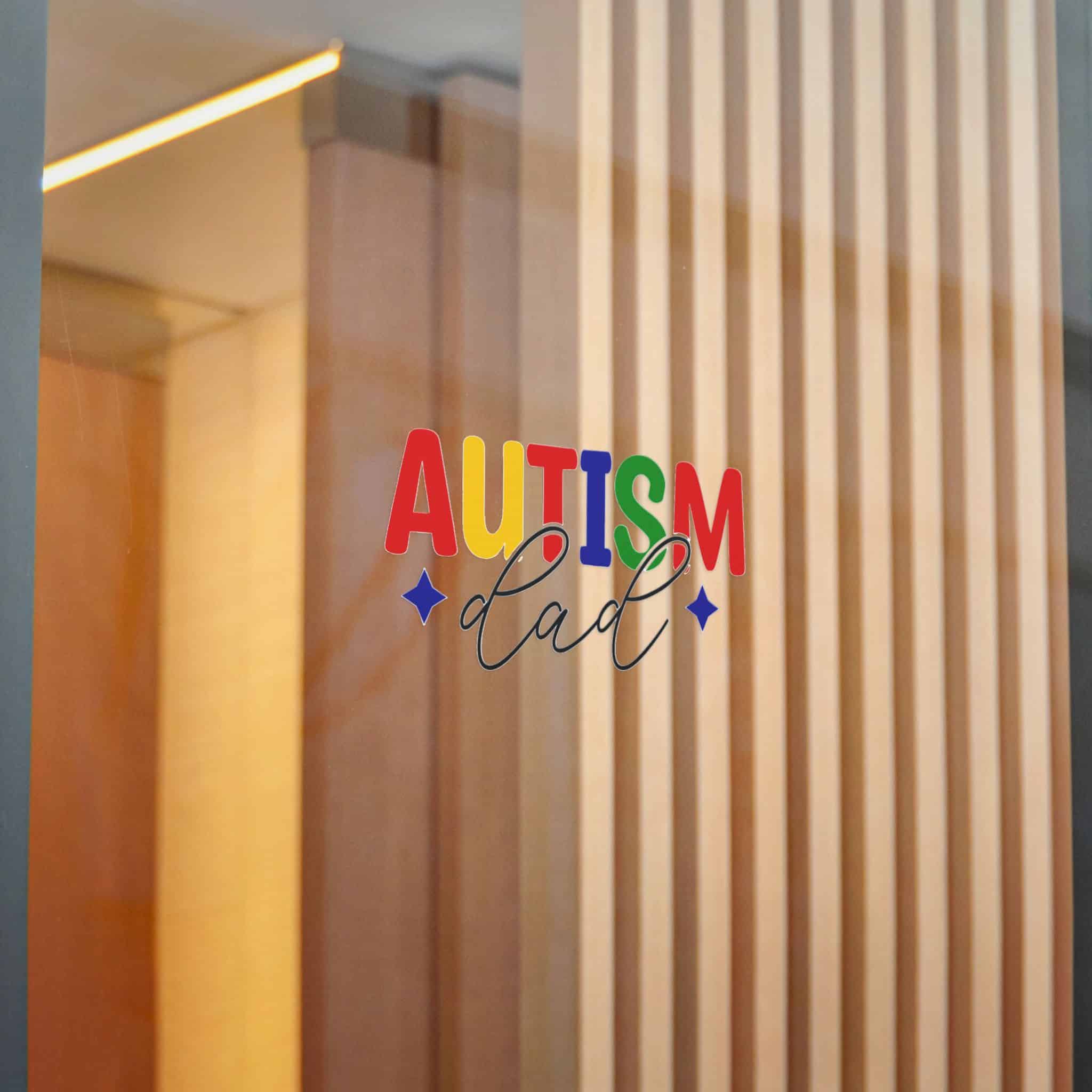Autism Dad Die Cut Stickers Dtf - Image 22