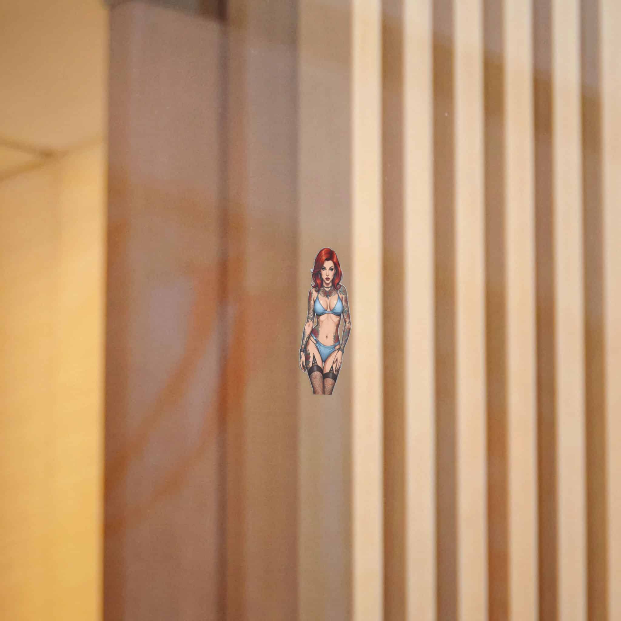 Tattooed Sexy Woman 28 Die Cut Stickers Dtf - Image 8