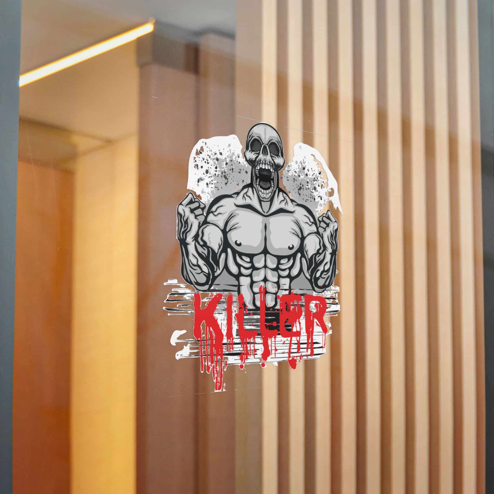 Gothic Sign With Skull Flowers Grunge Vintage Design T Shirts(1) Die Cut Stickers Dtf - Image 22