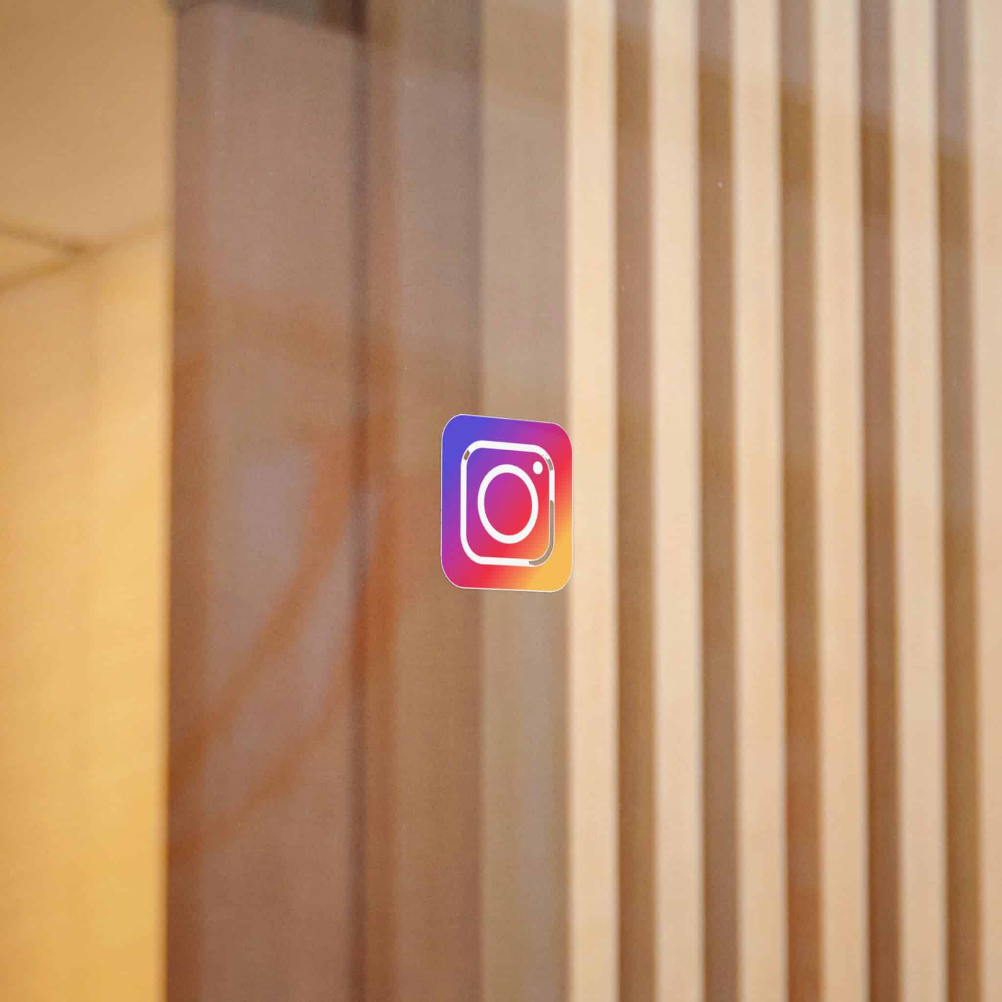Instagram Icon Die Cut Stickers Dtf - Image 2